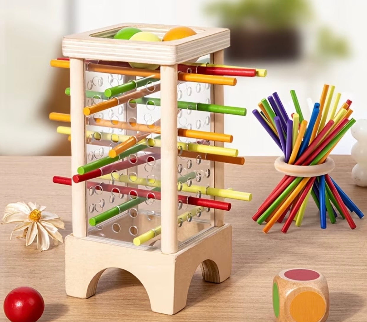 PULL WOODEN STICKS GAME