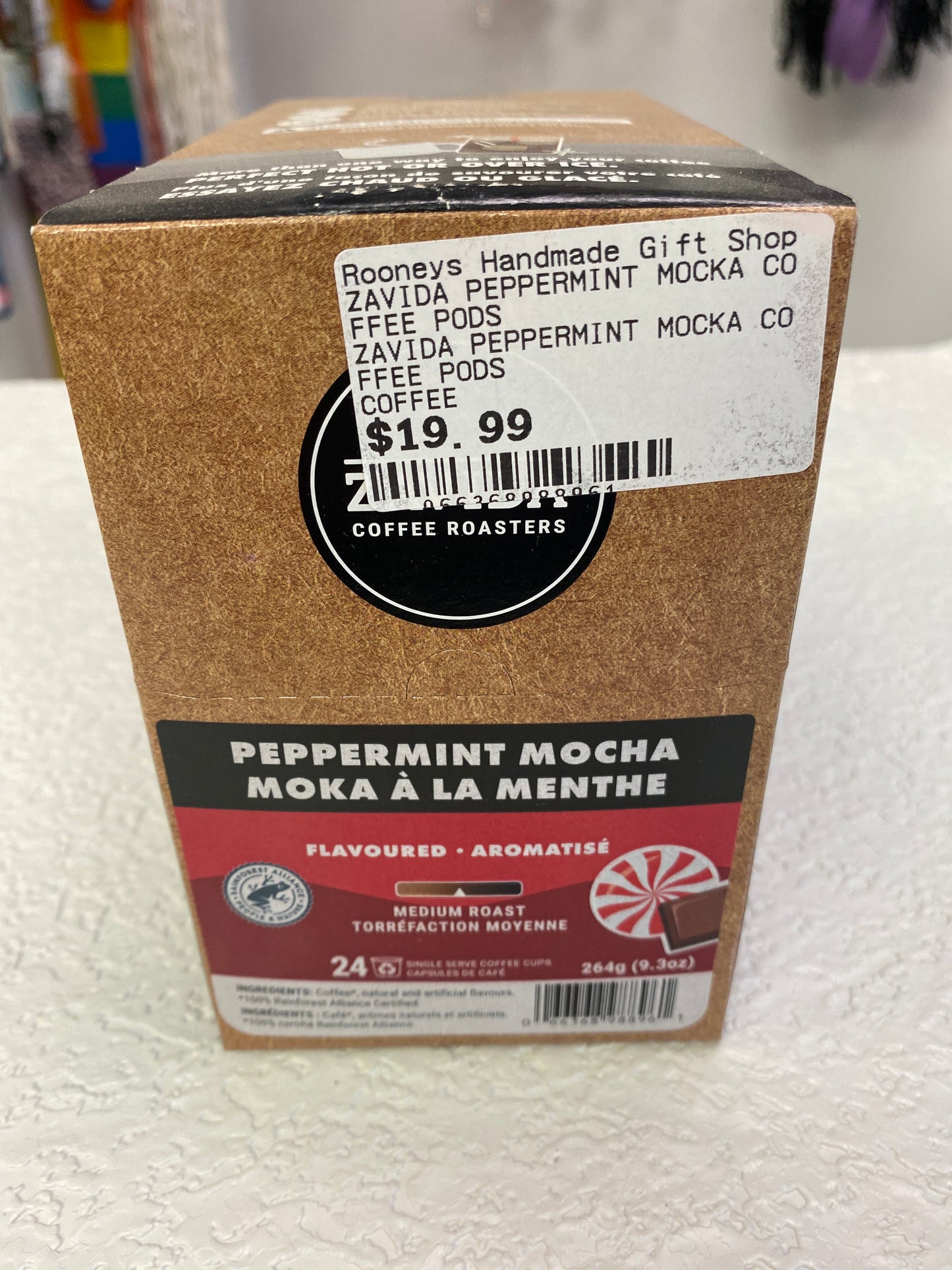 ZAVIDA PEPPERMINT MOCKA COFFEE PODS