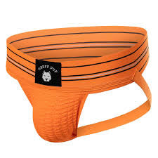 GRUFF PUP SOLAR ORANGE QUARTER BACK JOCK