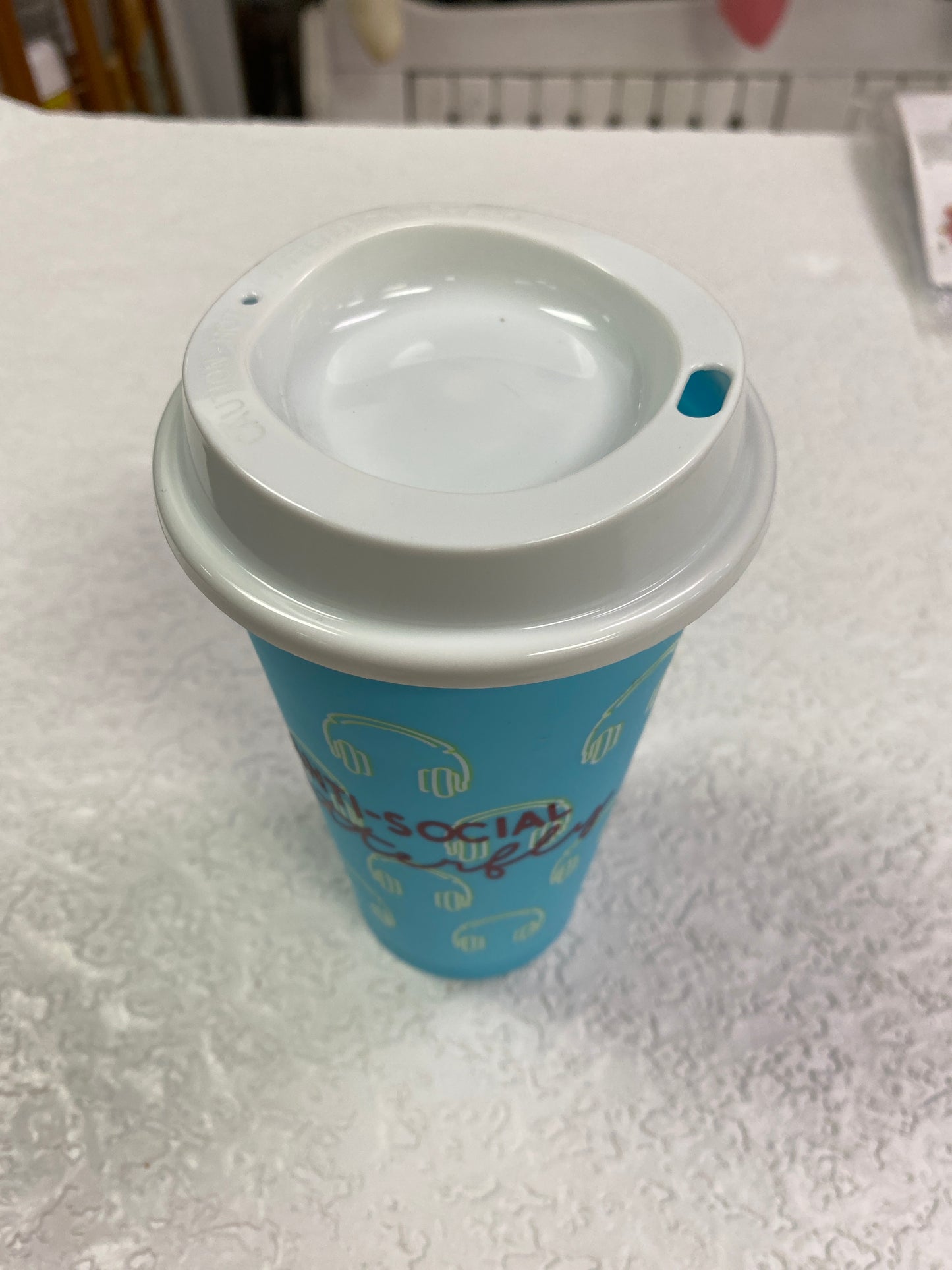 ANTI SOCIAL BLUE CUP