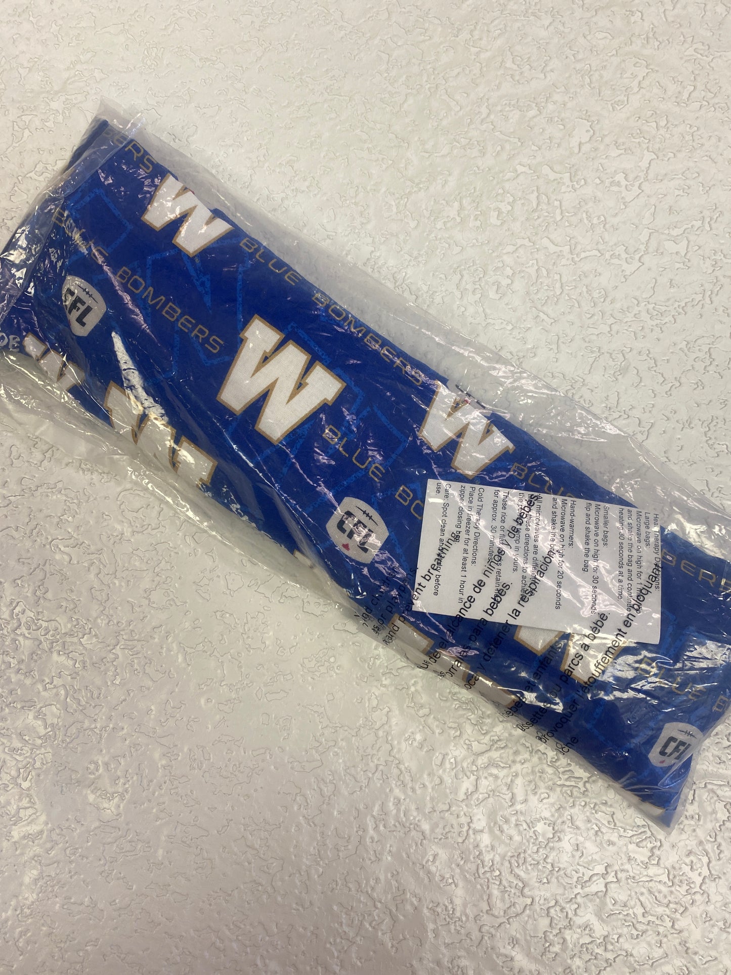 W BLUE BOMBERS HOT COLD PACK