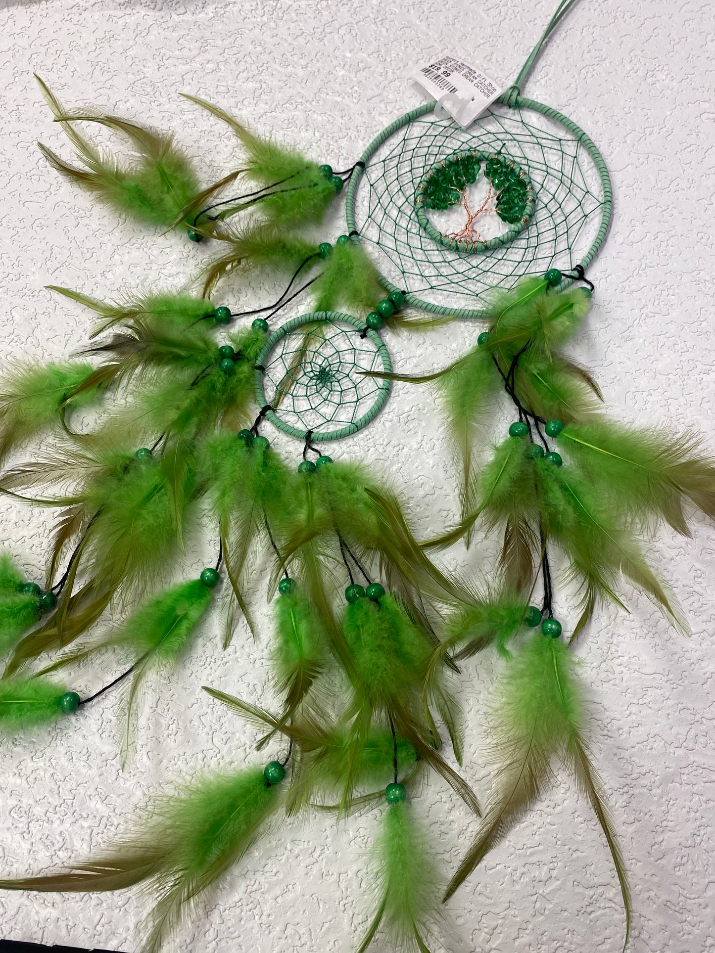 GREEN STONES DREAM CATCHER