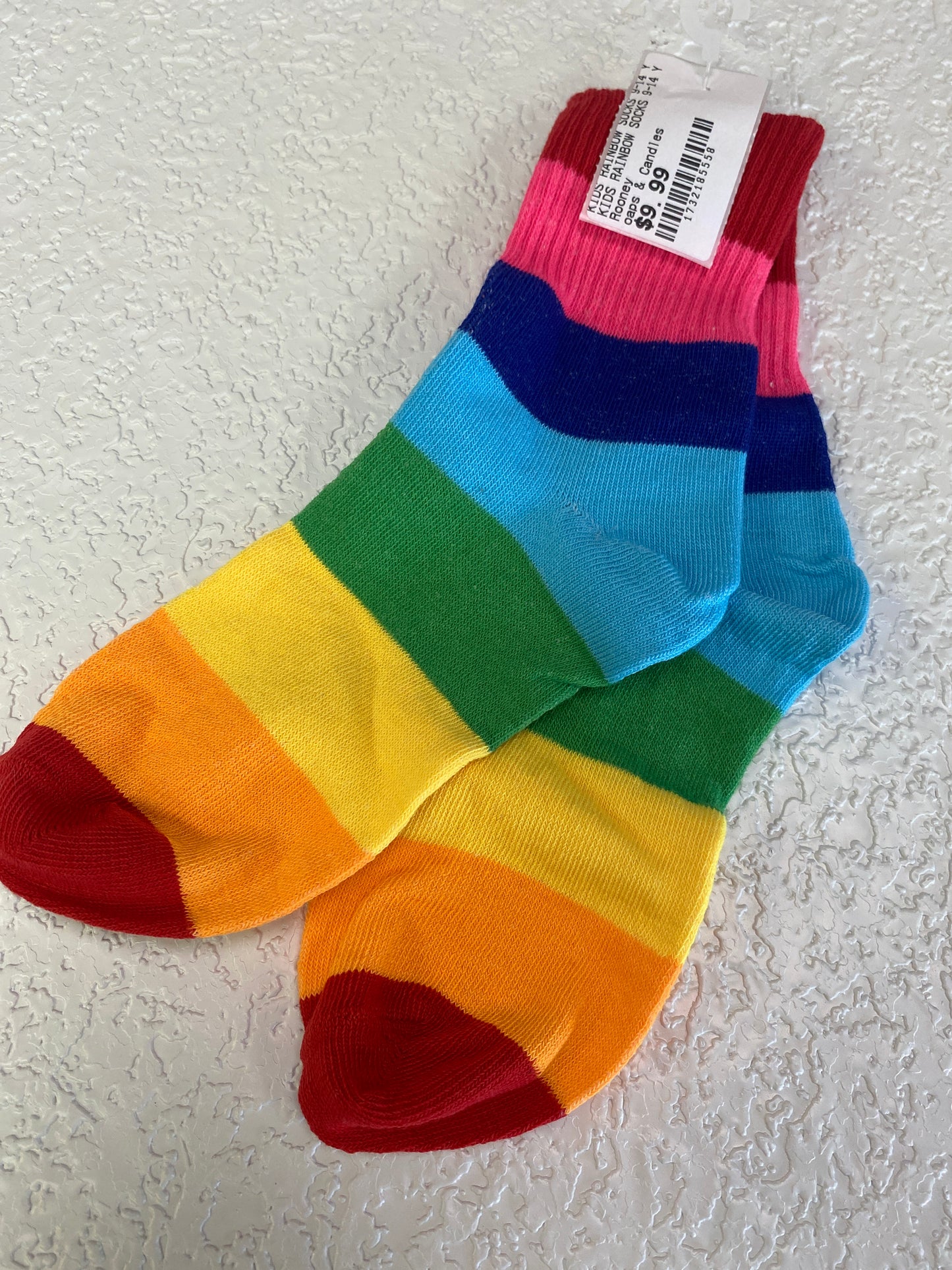 KIDS RAINBOW SOCKS 9-14 Y