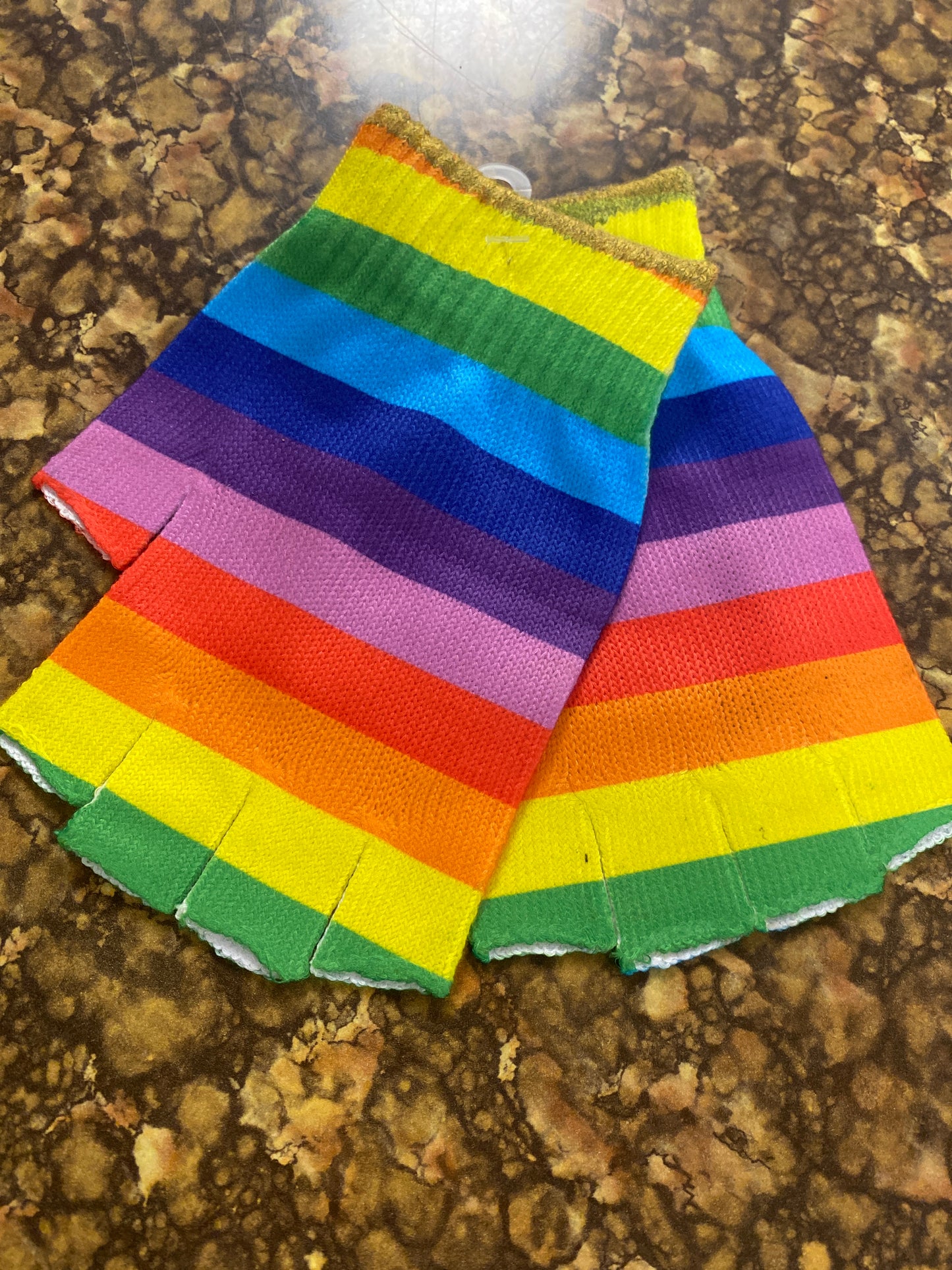CUT OFF GLOVES RAINBOW