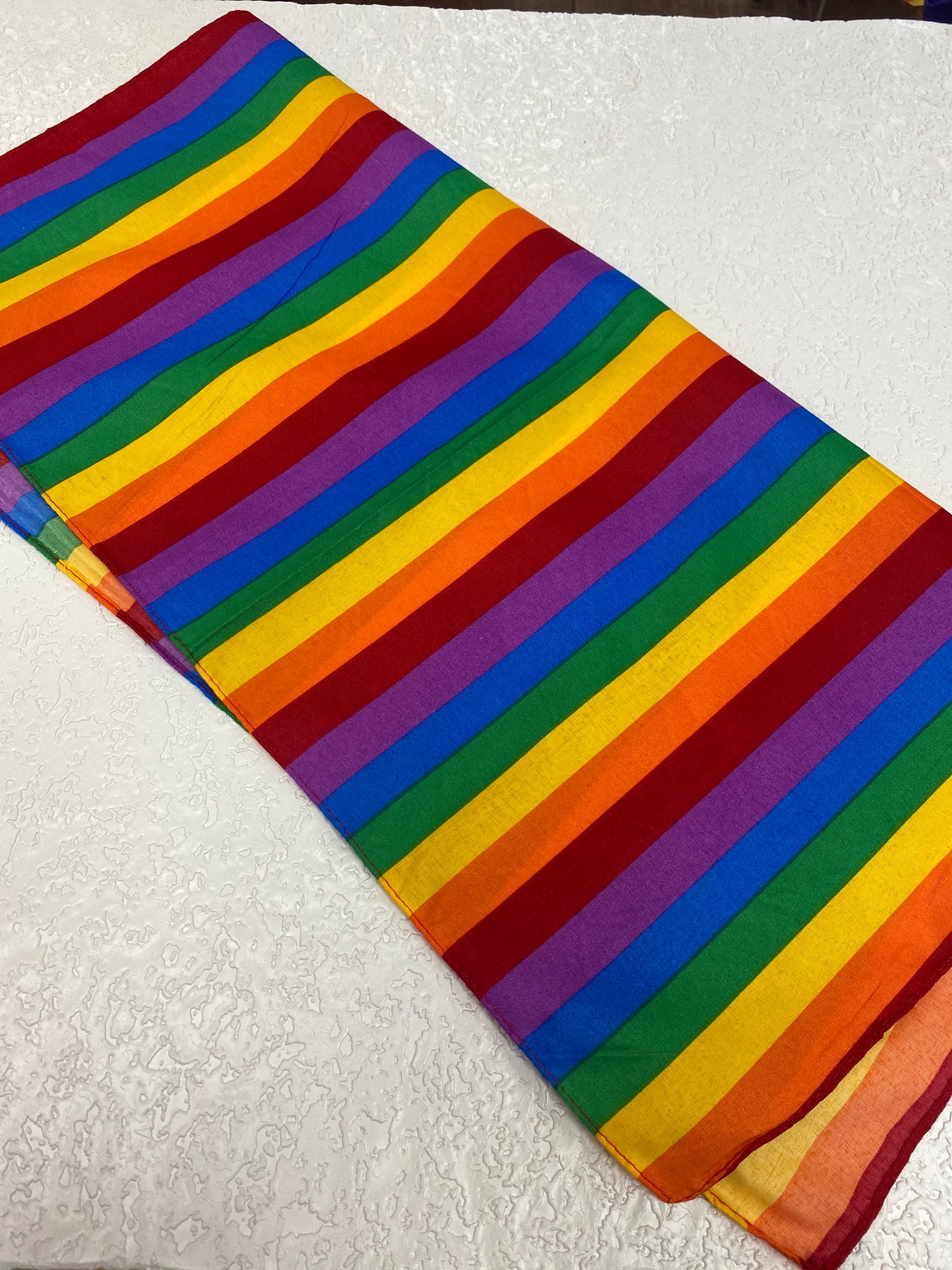 RAINBOW LARGE PRIDE BANDANA