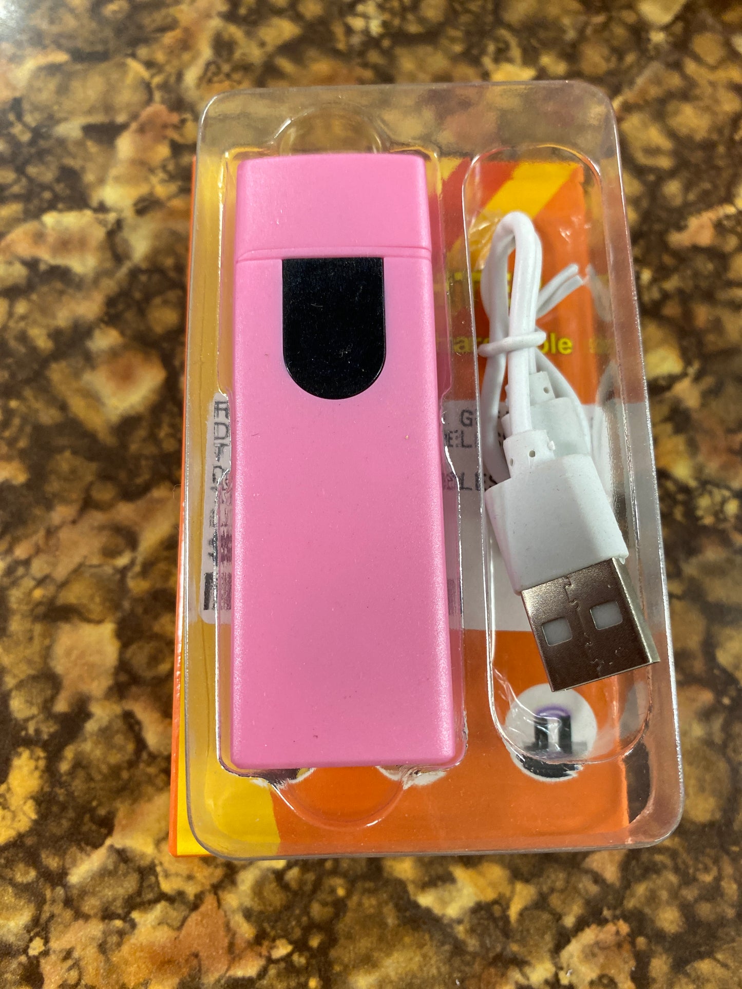 DURABLE ABS FLAMELESS LIGHTER PINK