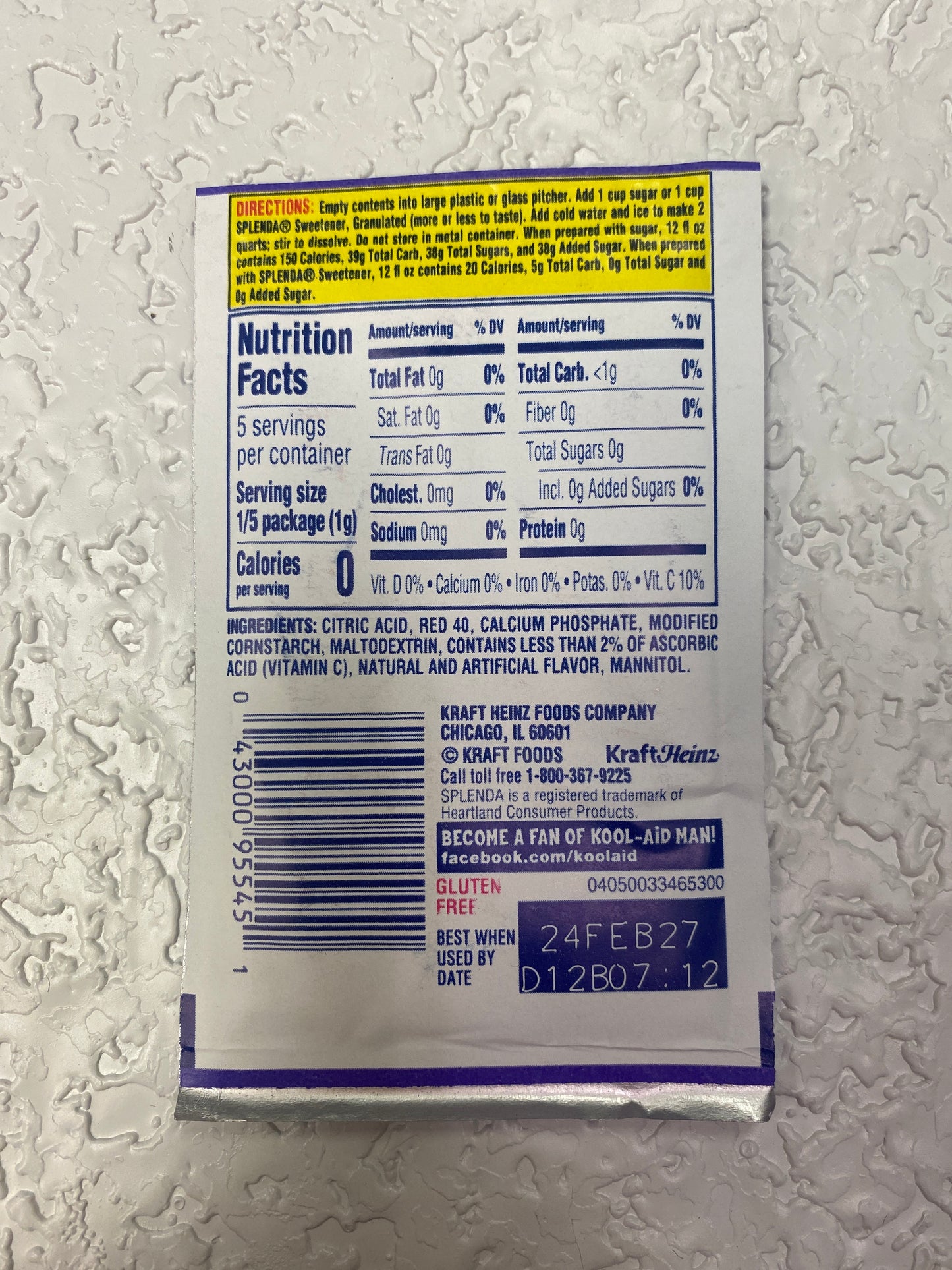KOOL AID BERRY CHERRY DRINK MIX
