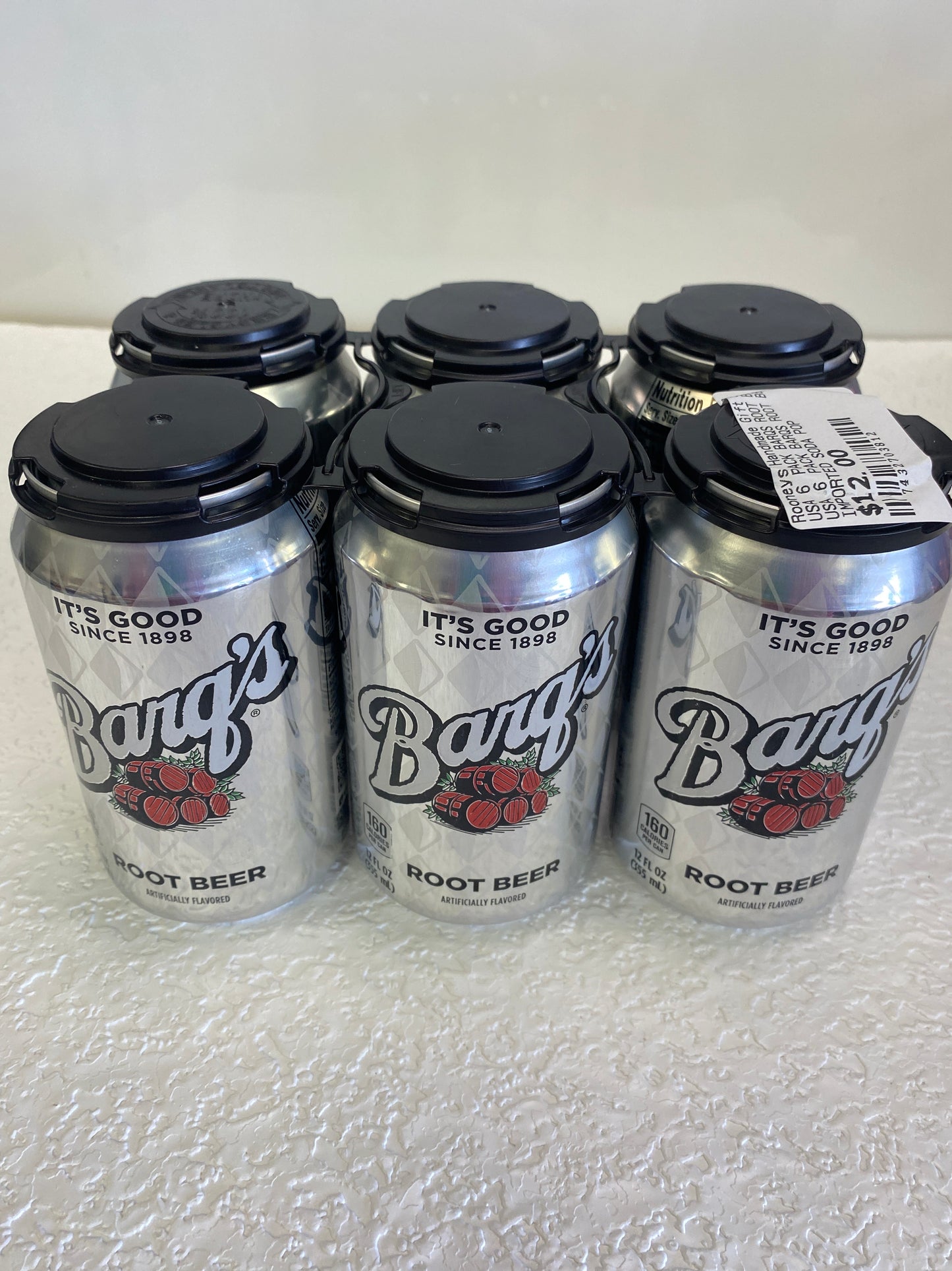 USA 6 PACK BARQS ROOT BEER
