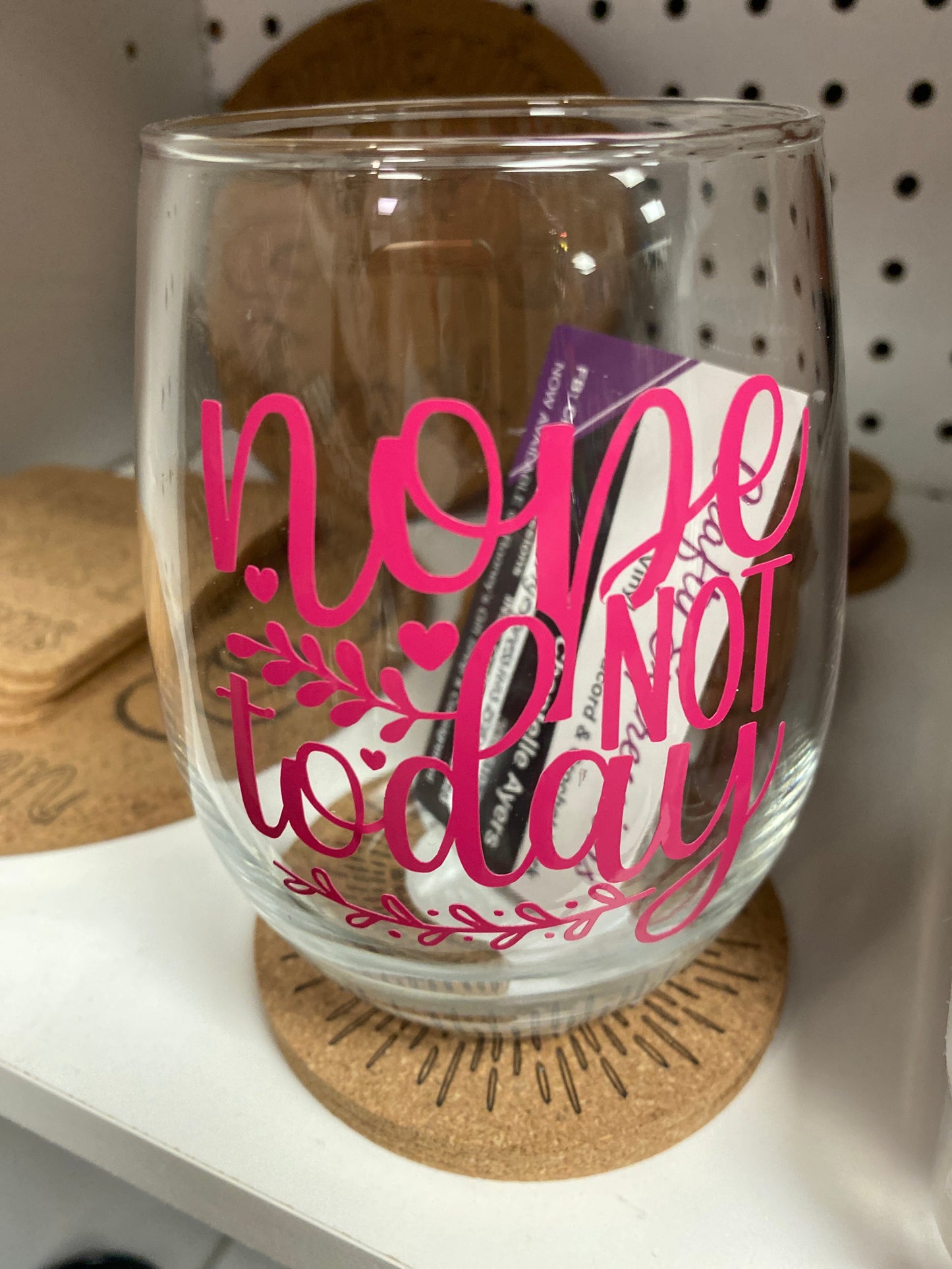 Glass nope not today