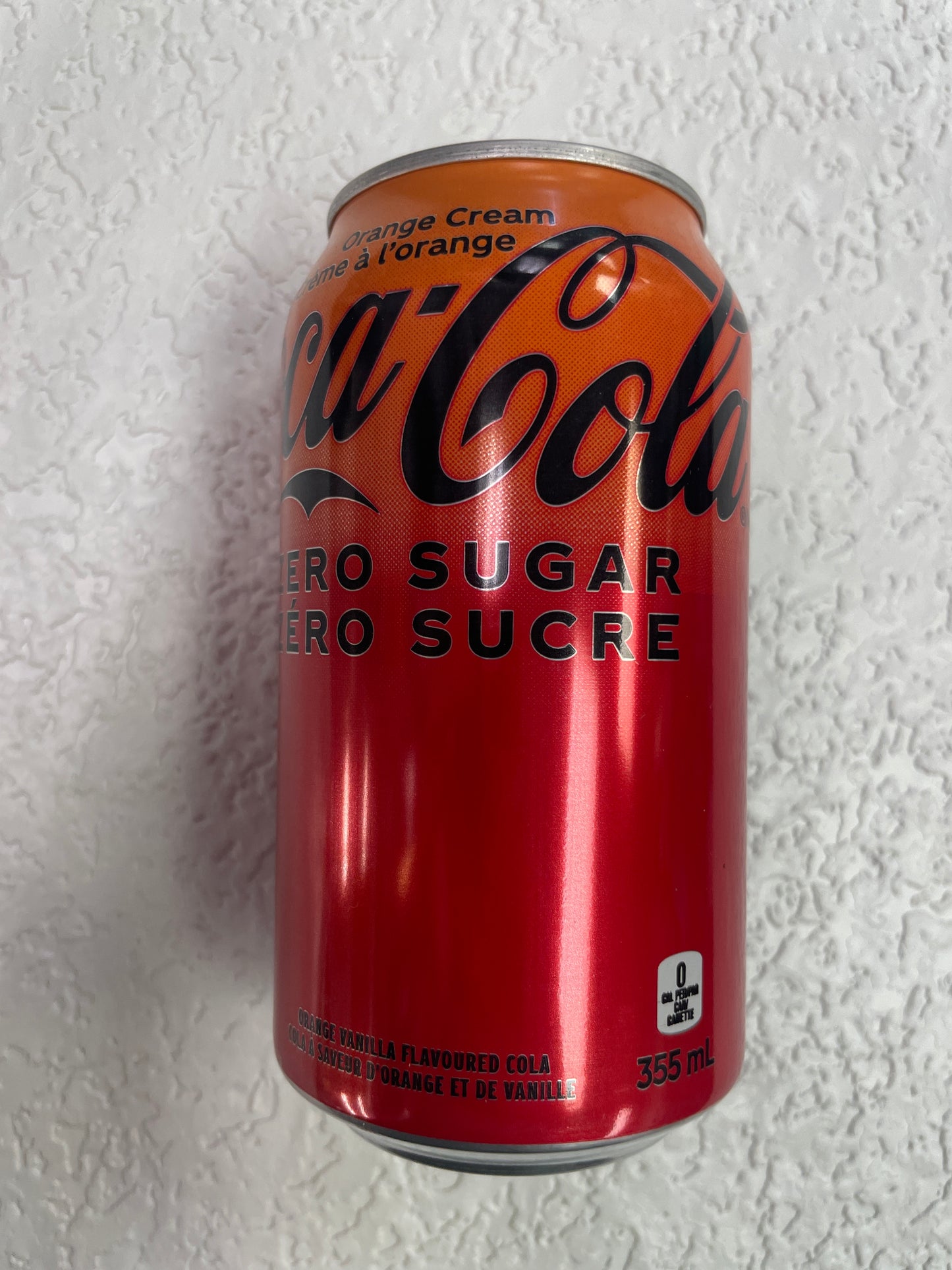 COCA COLA ZERO ORANGE CREAM SINGLE CAN