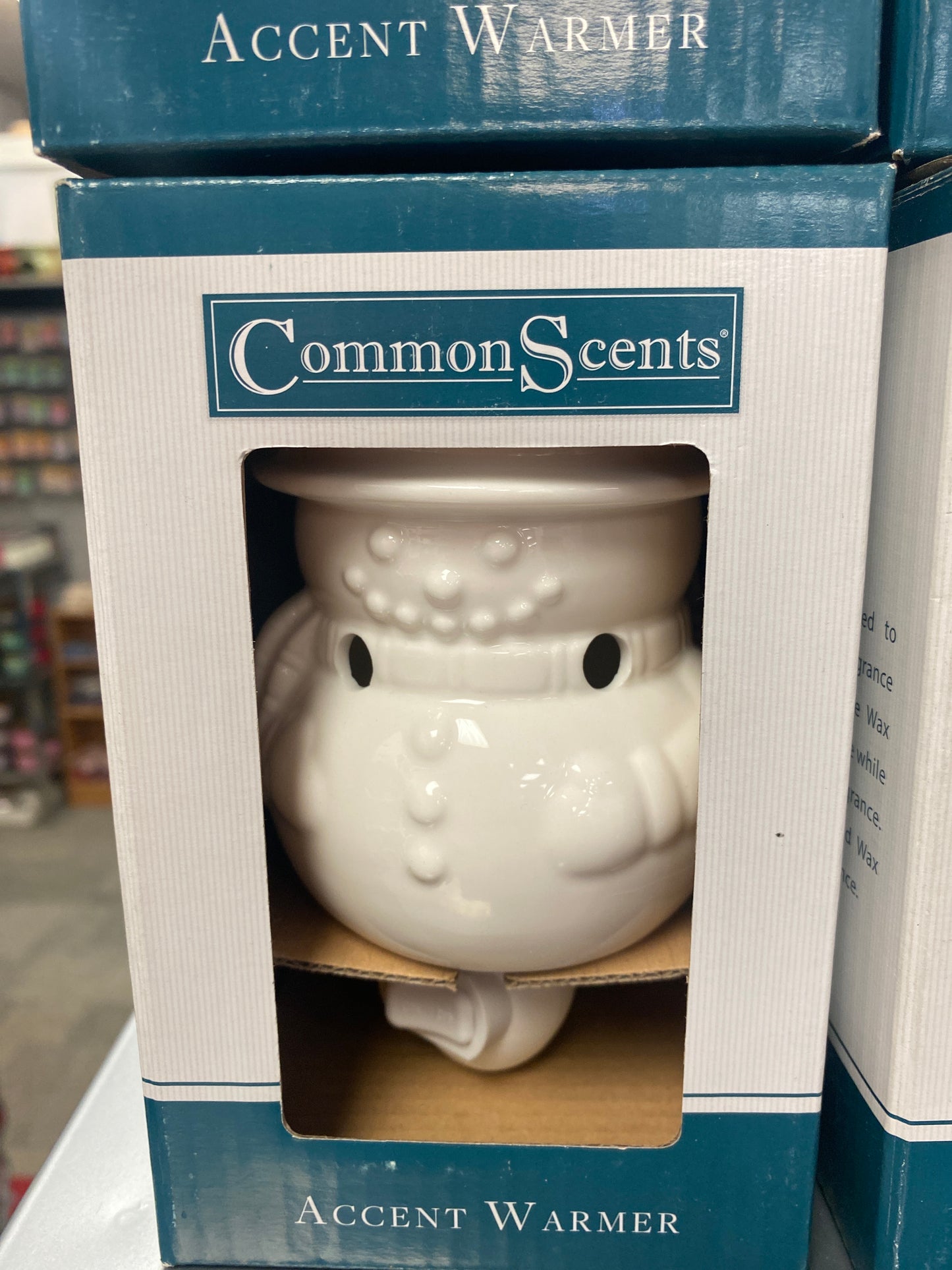 Glowing snowman warmer