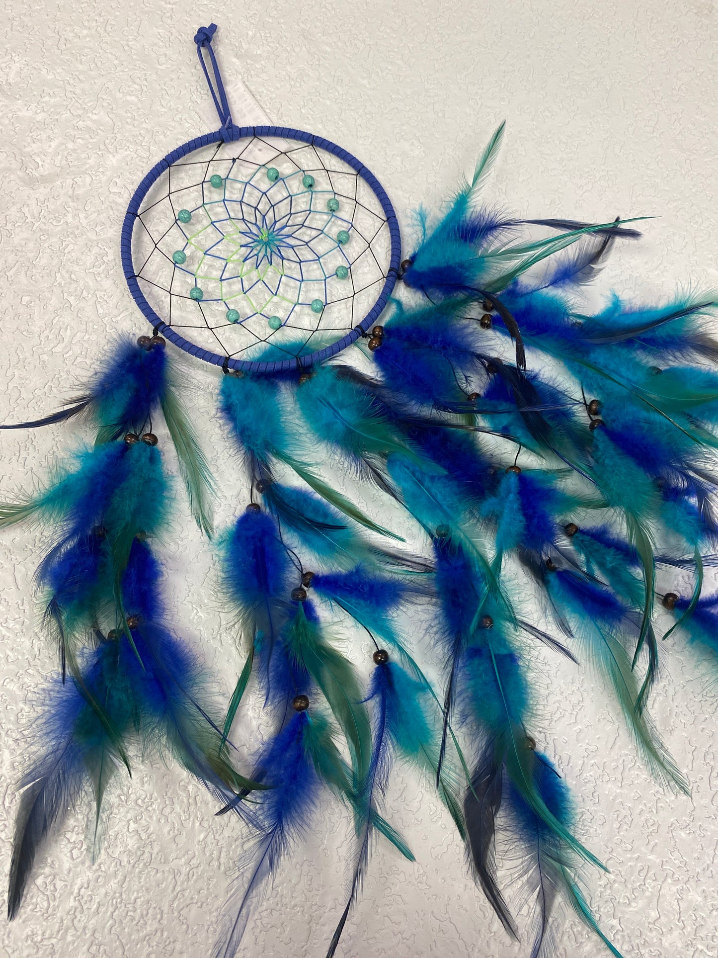 VINTAGE COBALT BLUE DREAM CATCHER