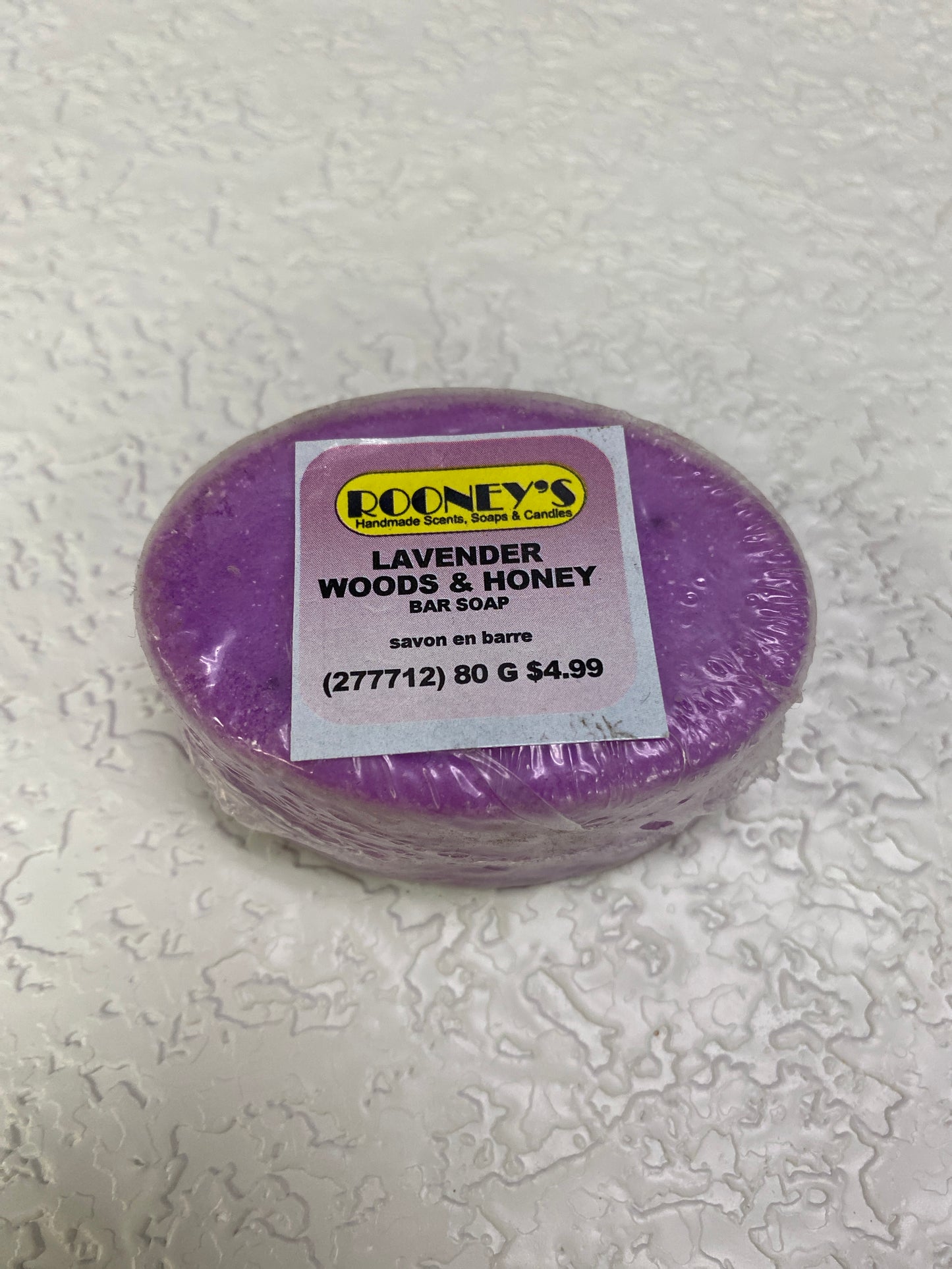 LAVENDER WOODS & HONEY BAR SOAP
