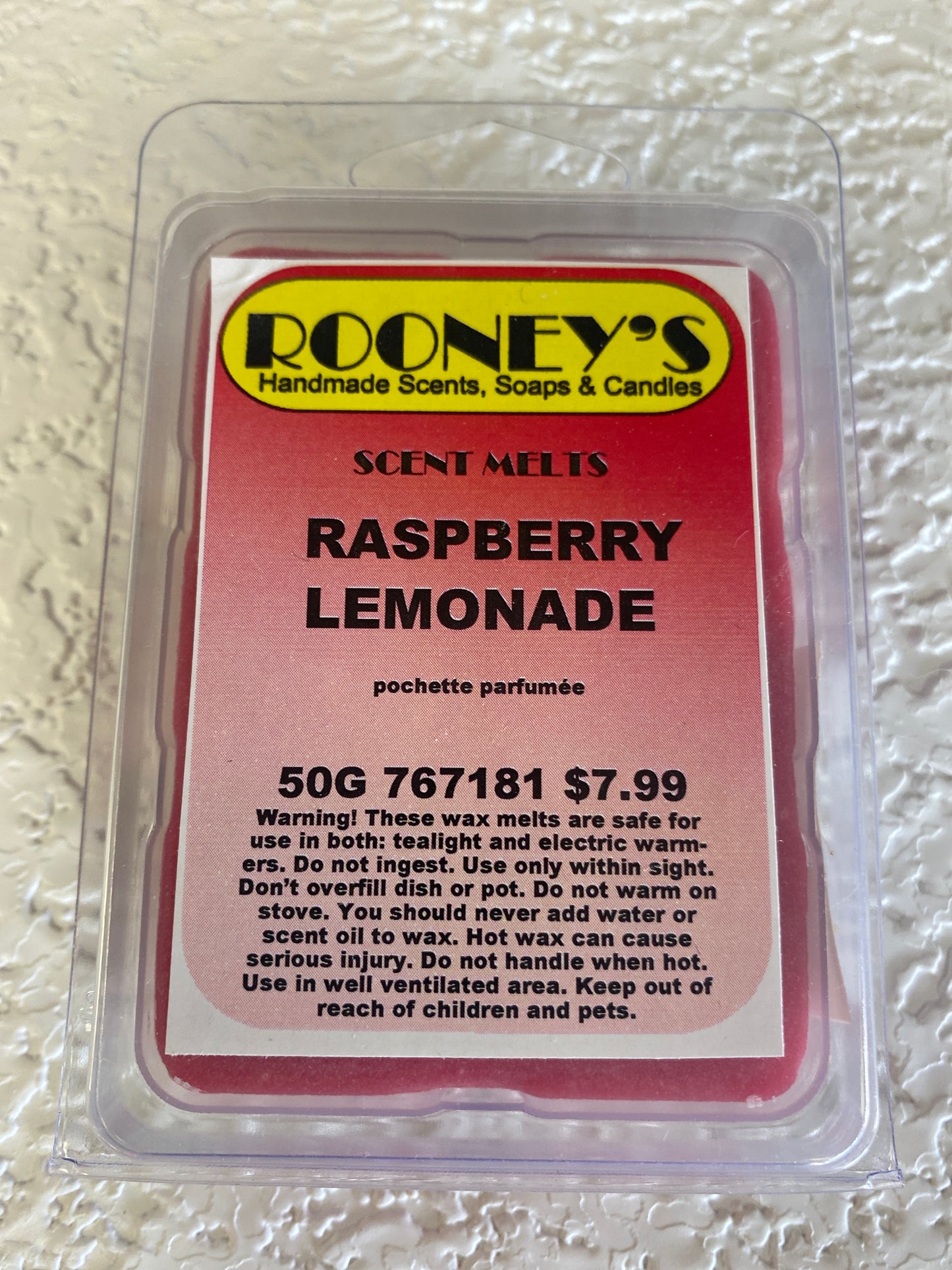 RASPBERRY LEMONADE SCENT MELT