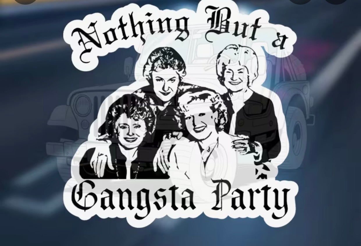 FUNNY DOROTHY GOLDEN GIRLS STICKER
