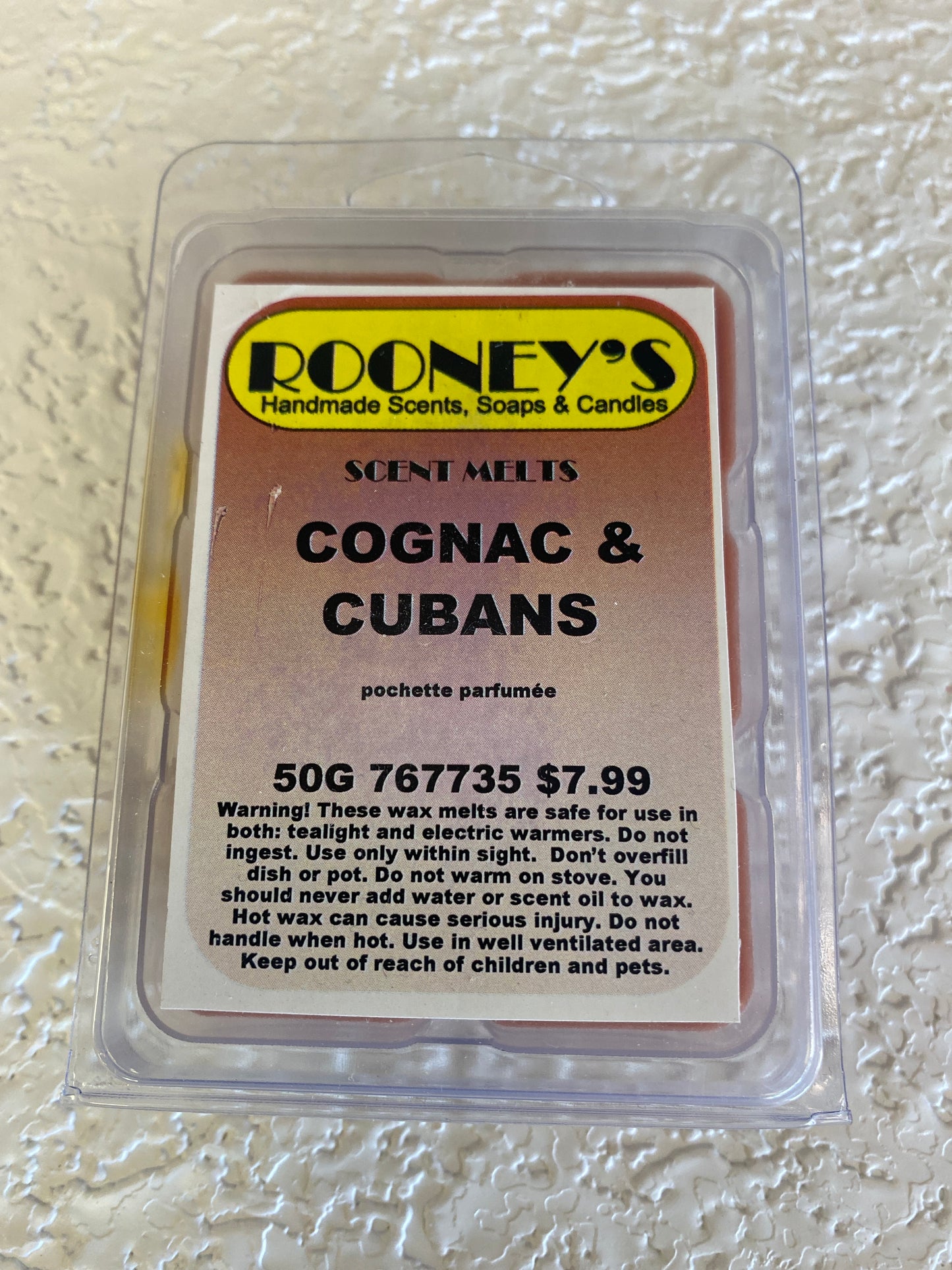 COGNAC & CUBANS SCENT MELT
