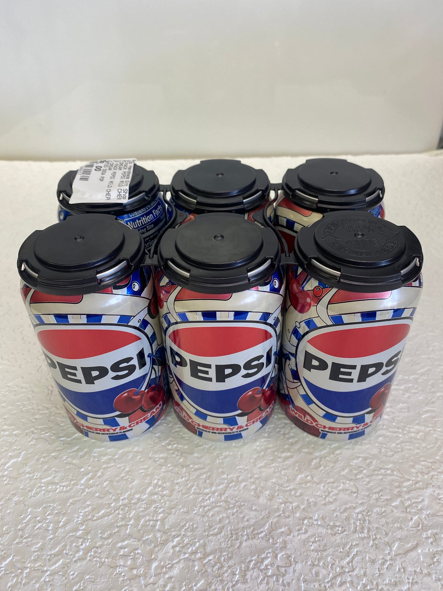 USA 6 PACK PEPSI WILD CHERRY & CREAM
