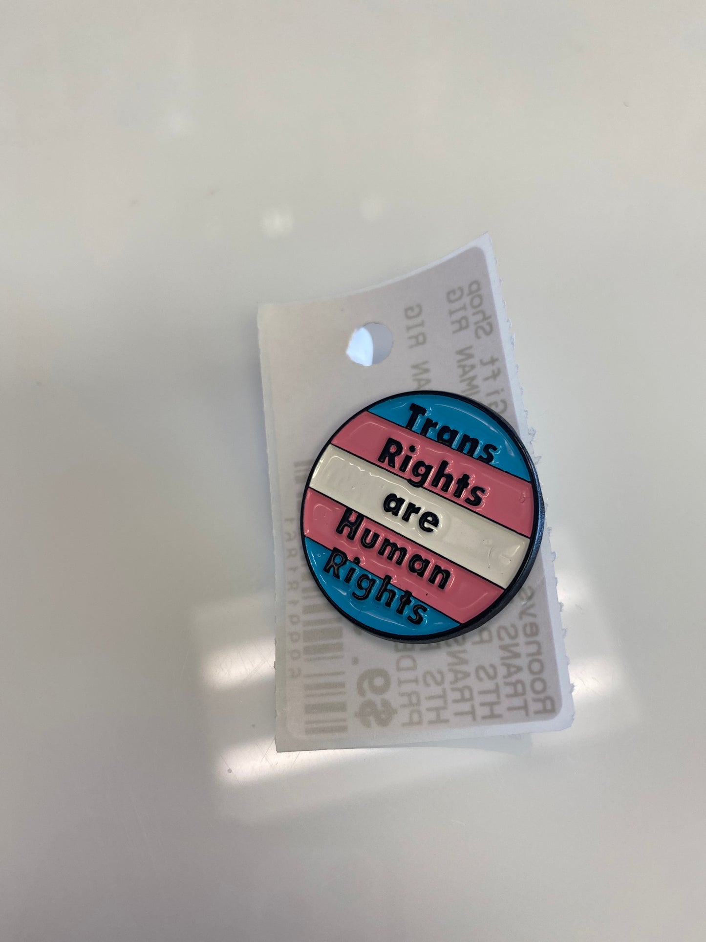 TRANS RIGHTS ARE HUMAN RIGHTS PIN