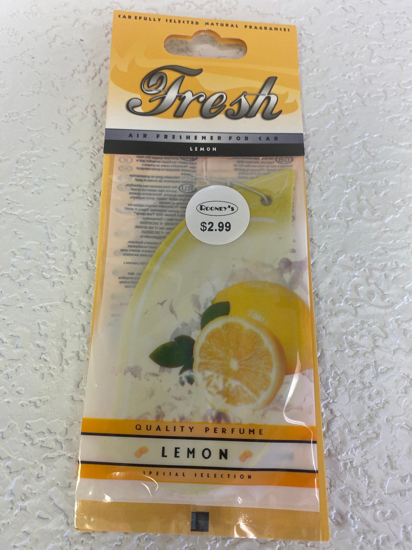 LEMON SLICE CAR FRESHENER