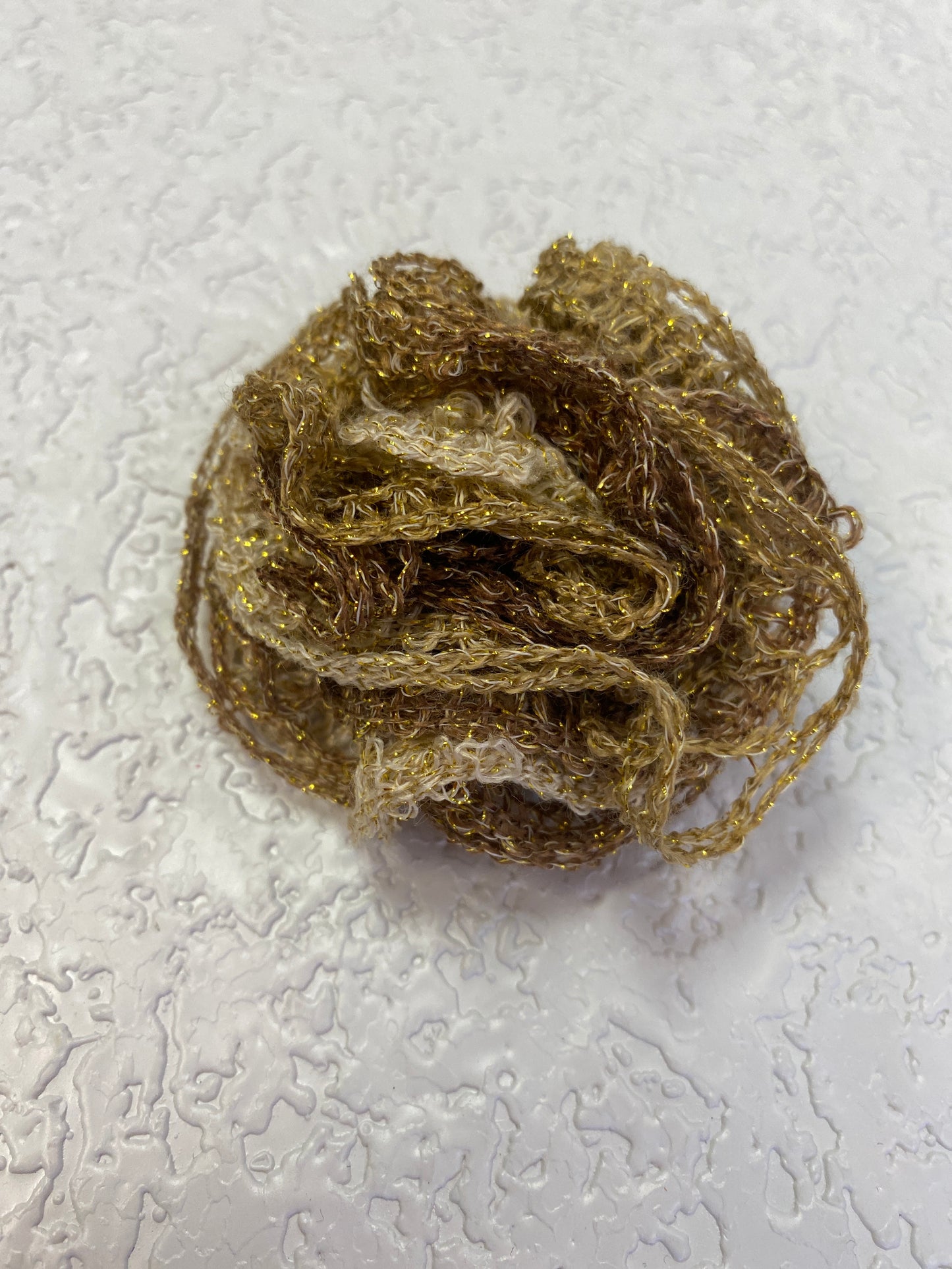 DARK GOLD FLOWER CLIP