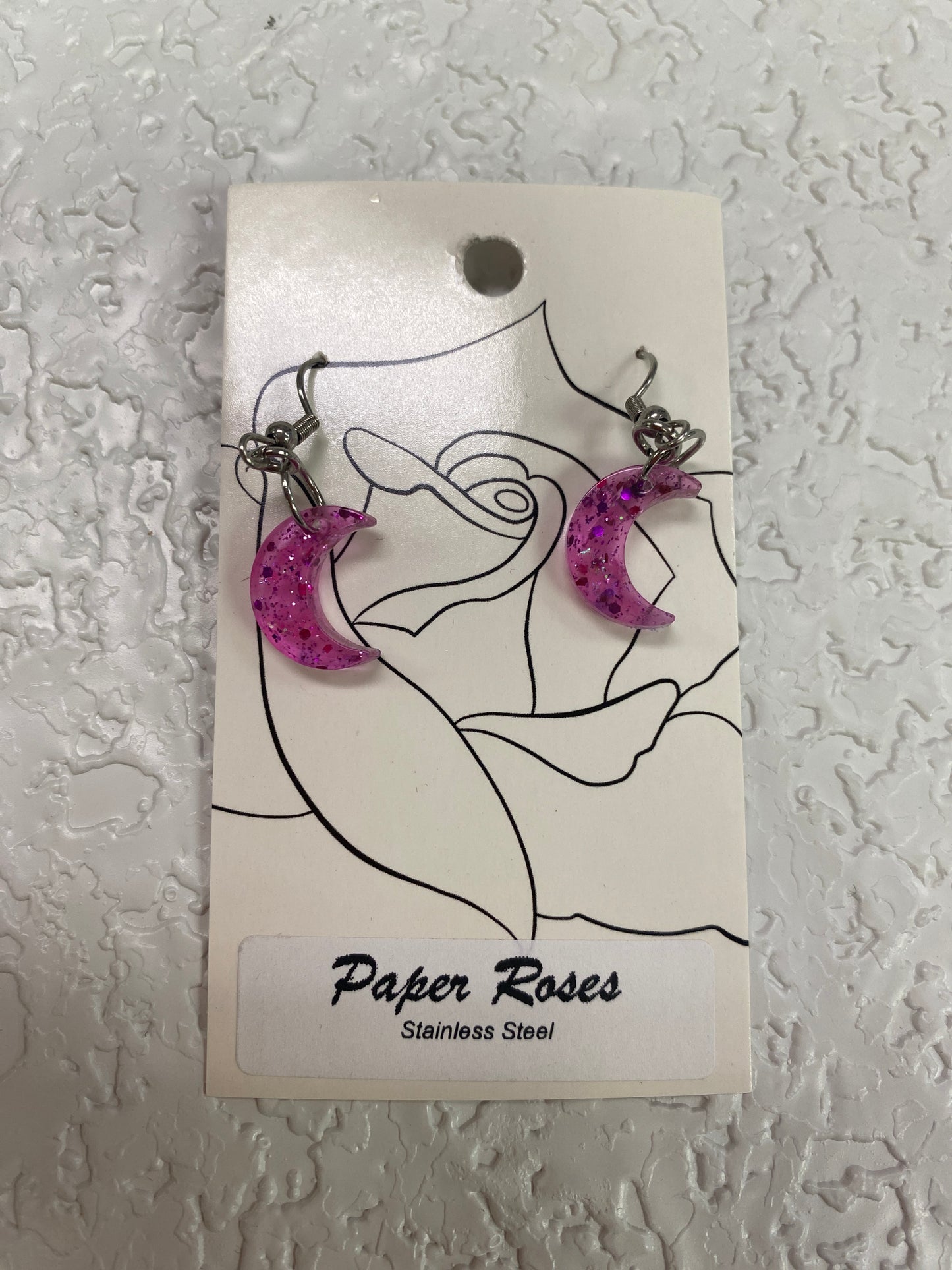 PARTY PINK MOON EARRINGS