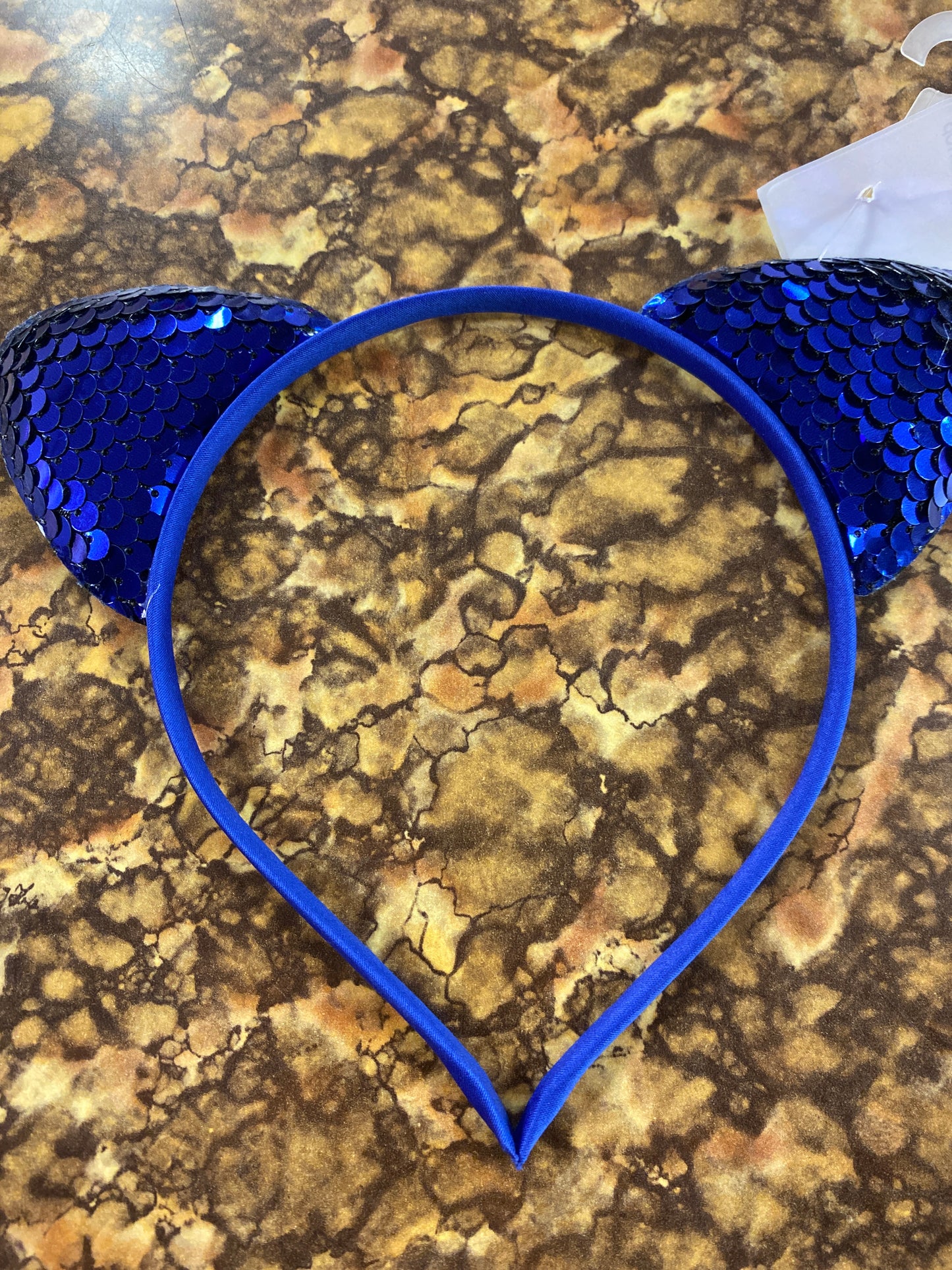 CAT EARS DARK BLUE