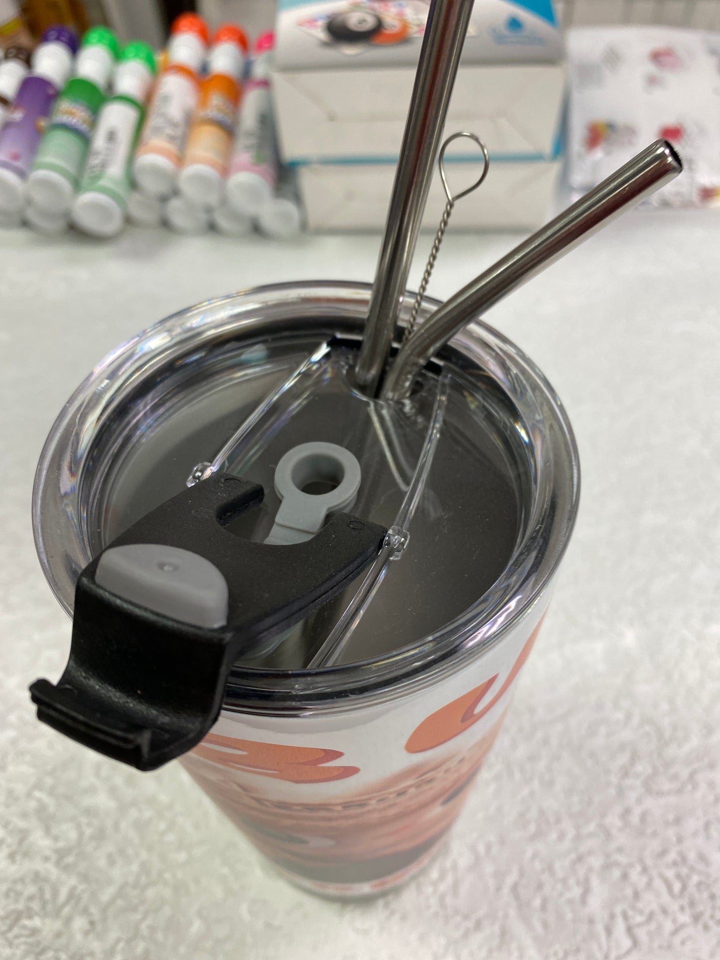 20OZ STAINLESS STEEL CUP LABUBU HAVE A GOOD TIME