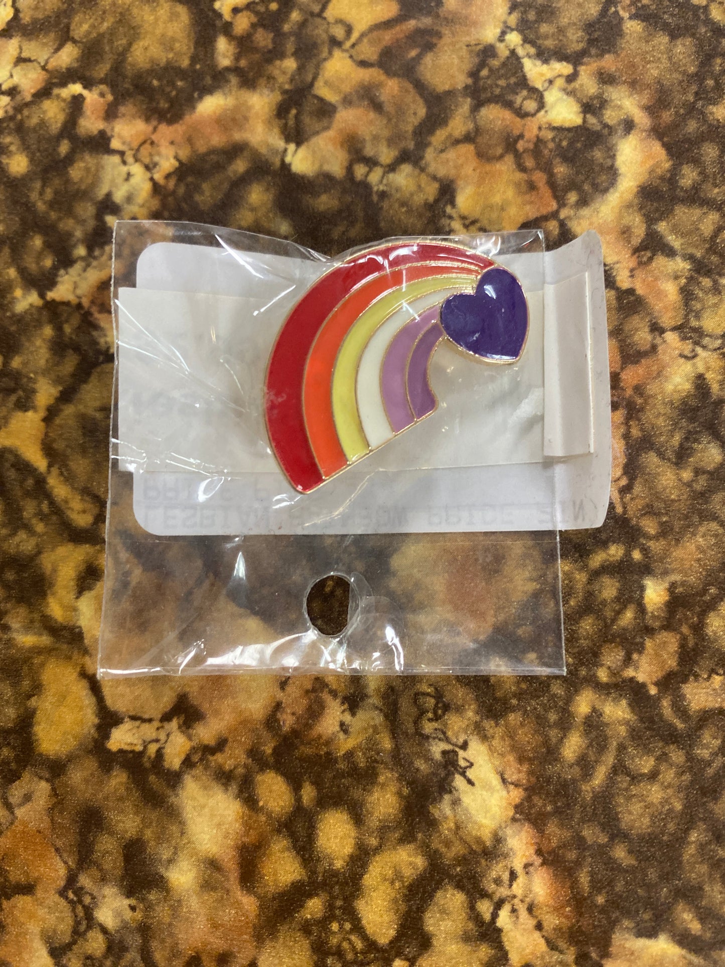 LESBIAN RAINBOW PRIDE PIN