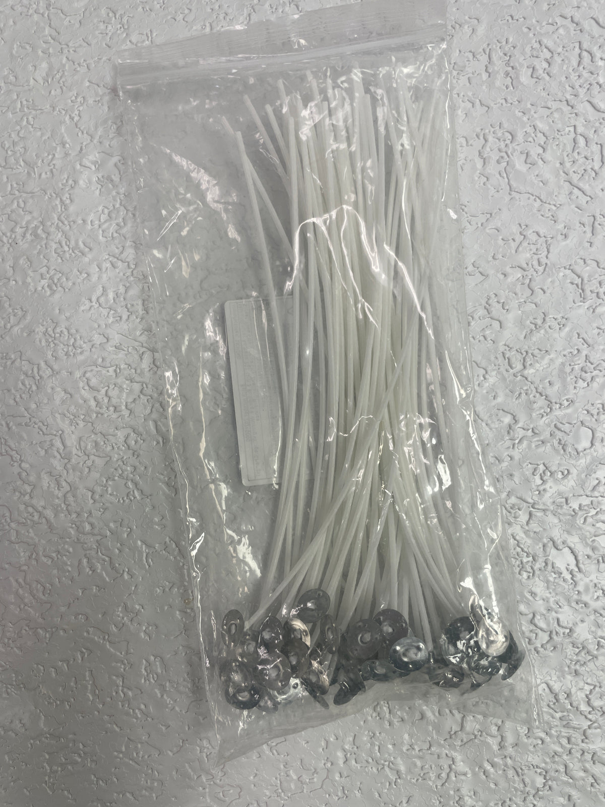 50PK PRE WAXED CANDLE WICKS 7.87 INCHES