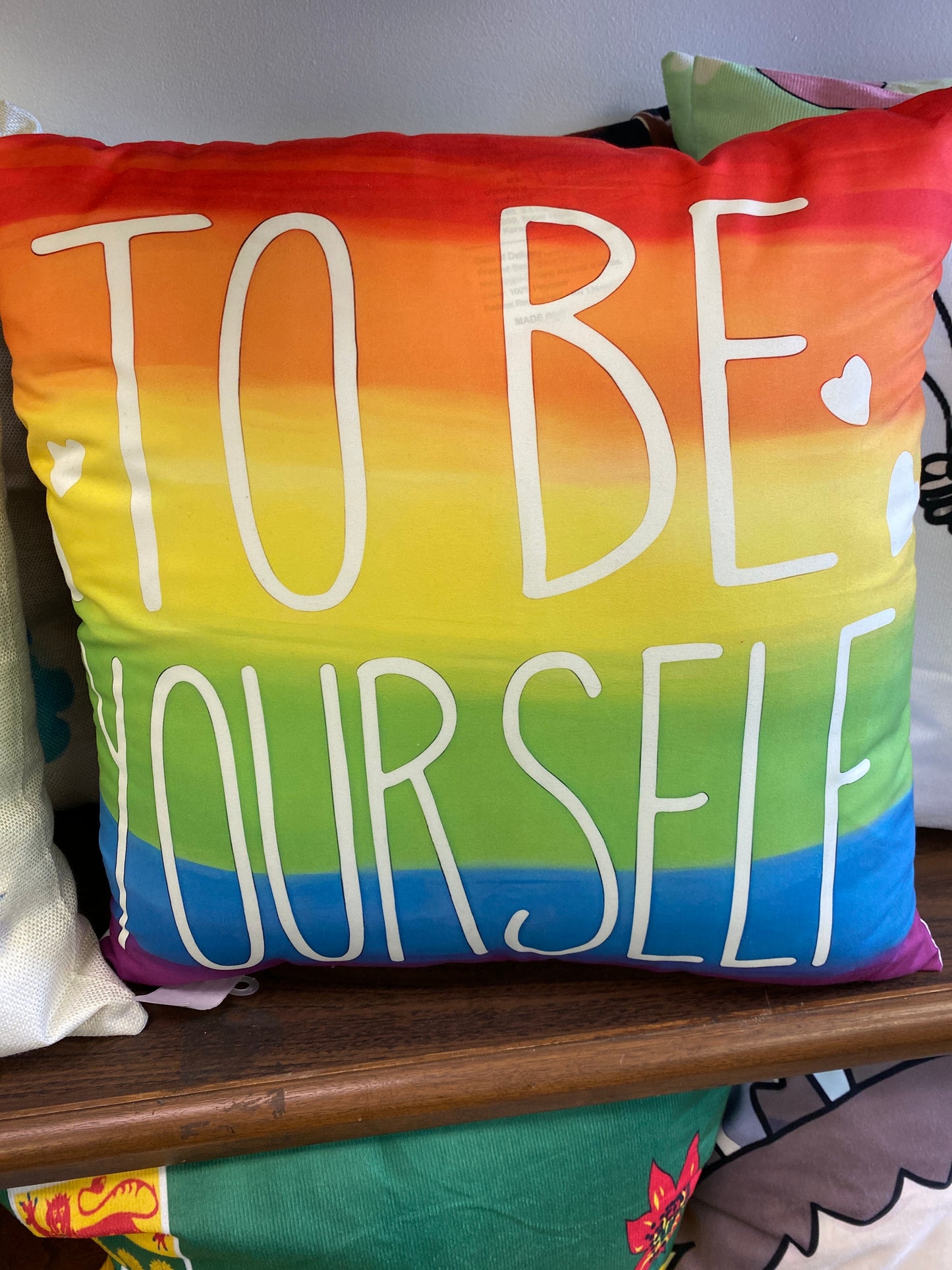 PRIDE TO BE YOURSELF THROW PILLOW
