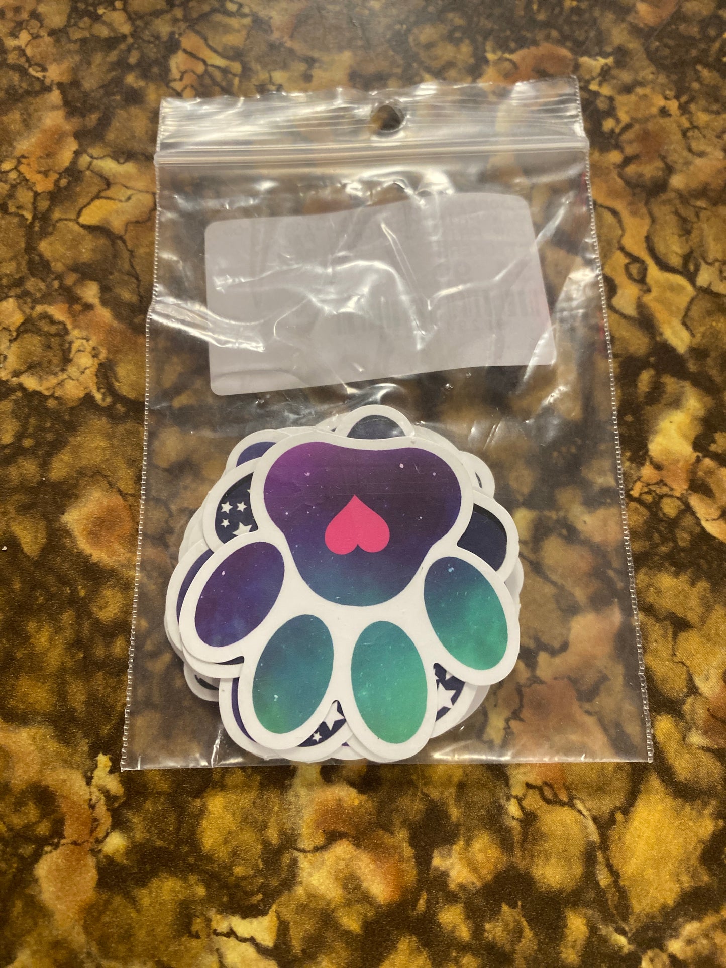 PAW PRINT STICKER PACK