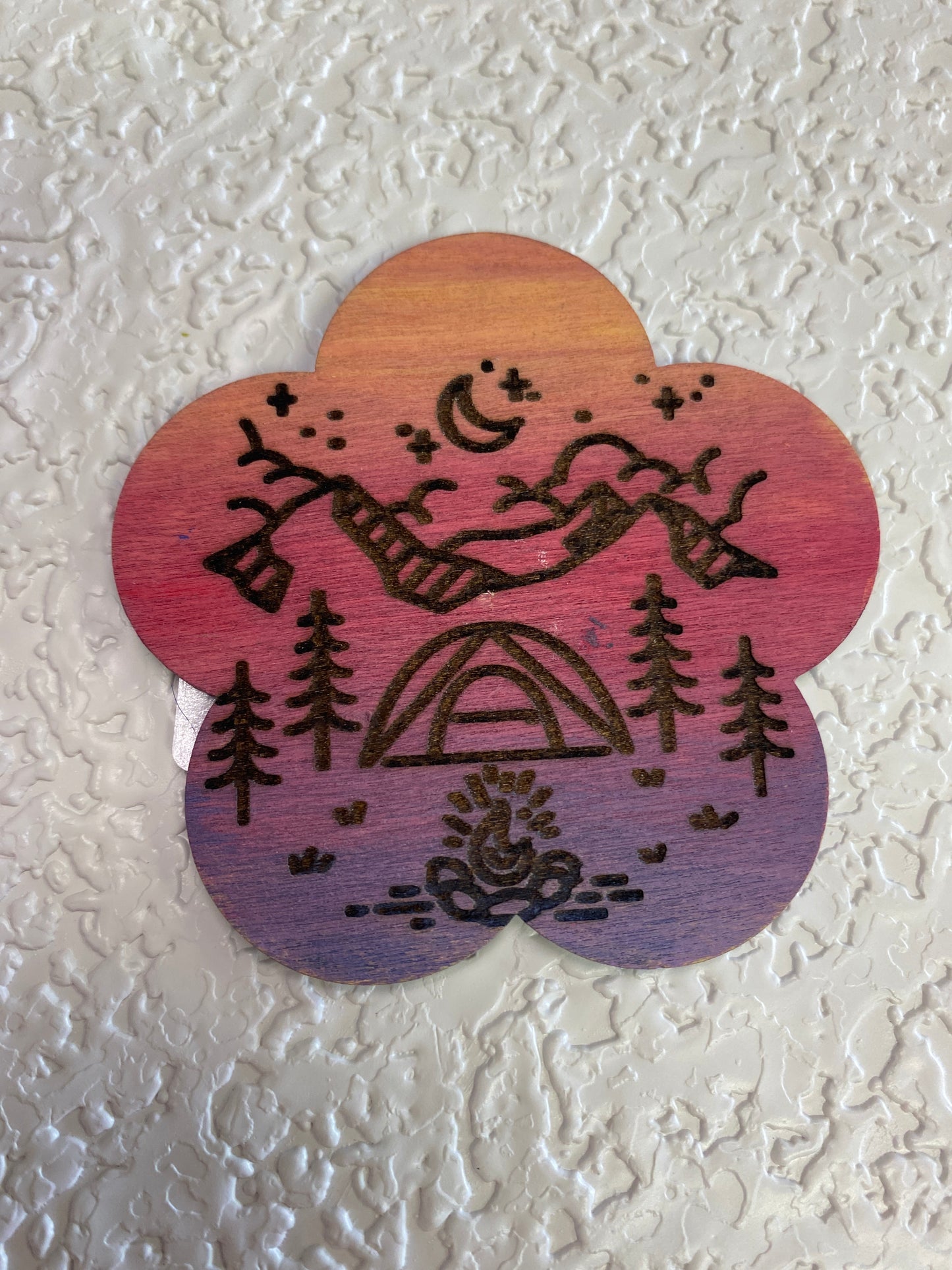 MAGNET CAMPING NIGHT FLOWER