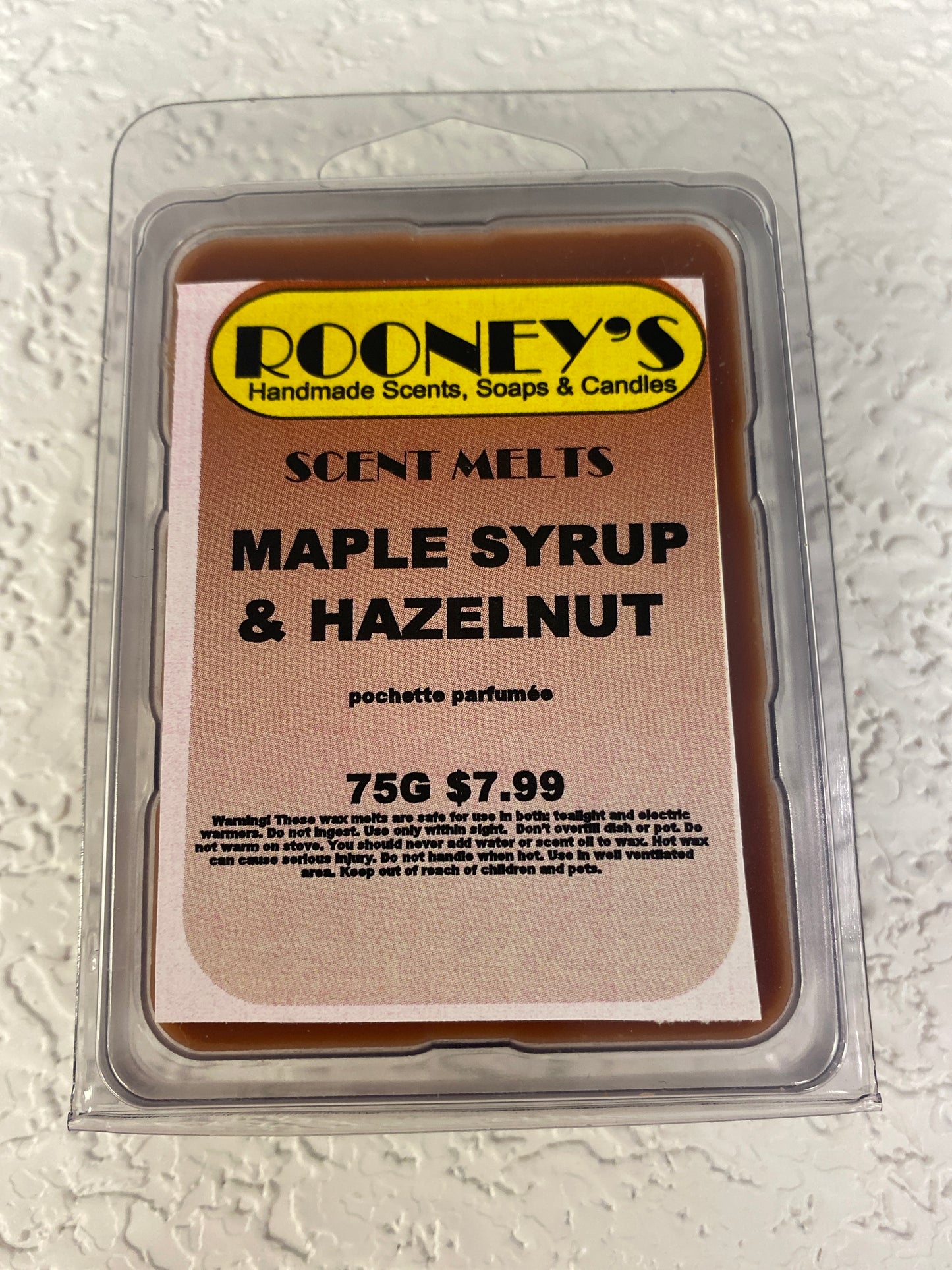 MAPLE SYRUP & HAZELNUT SCENT MELT