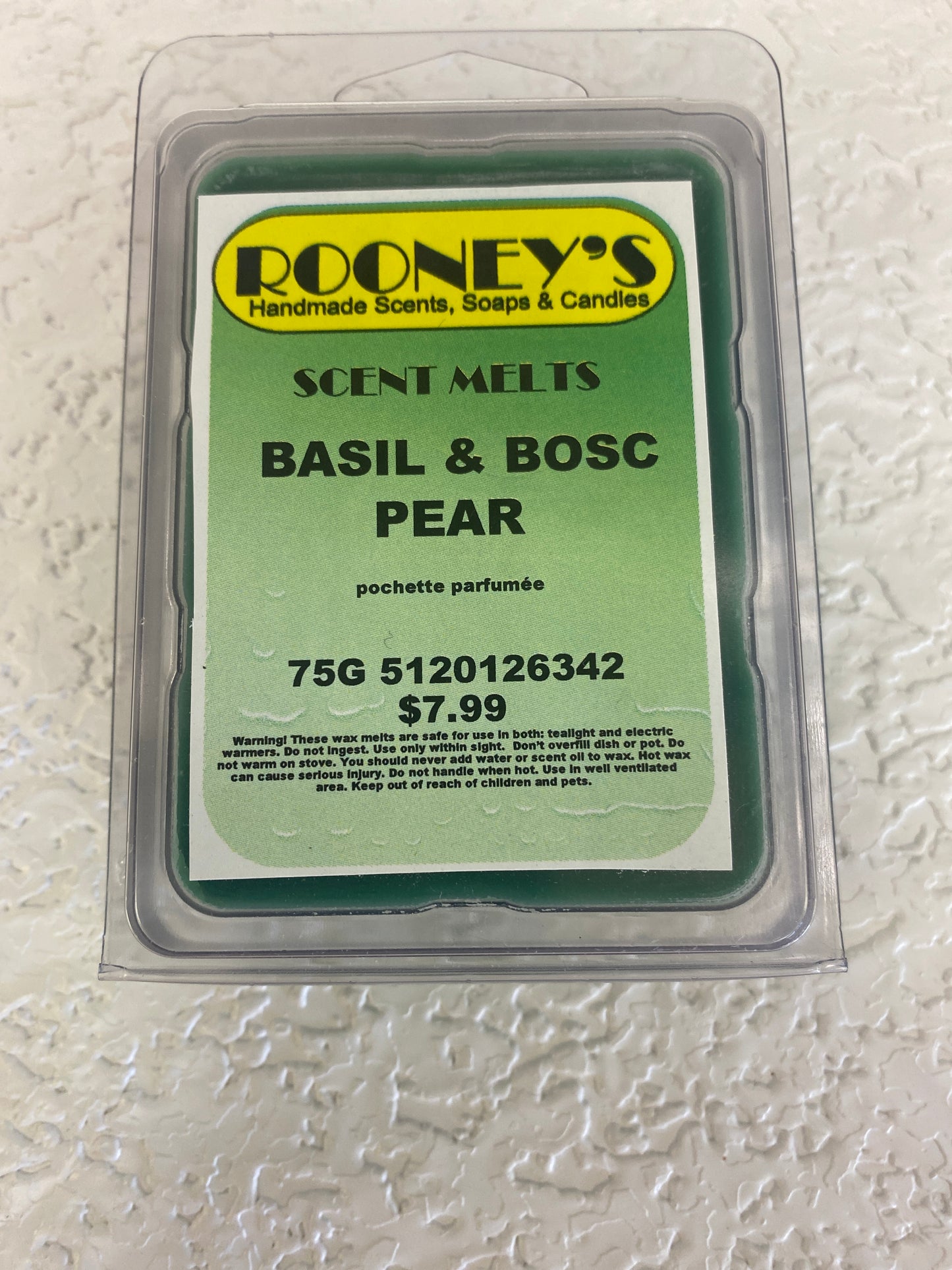 SCENT MELT BASIL & BOSC PEAR