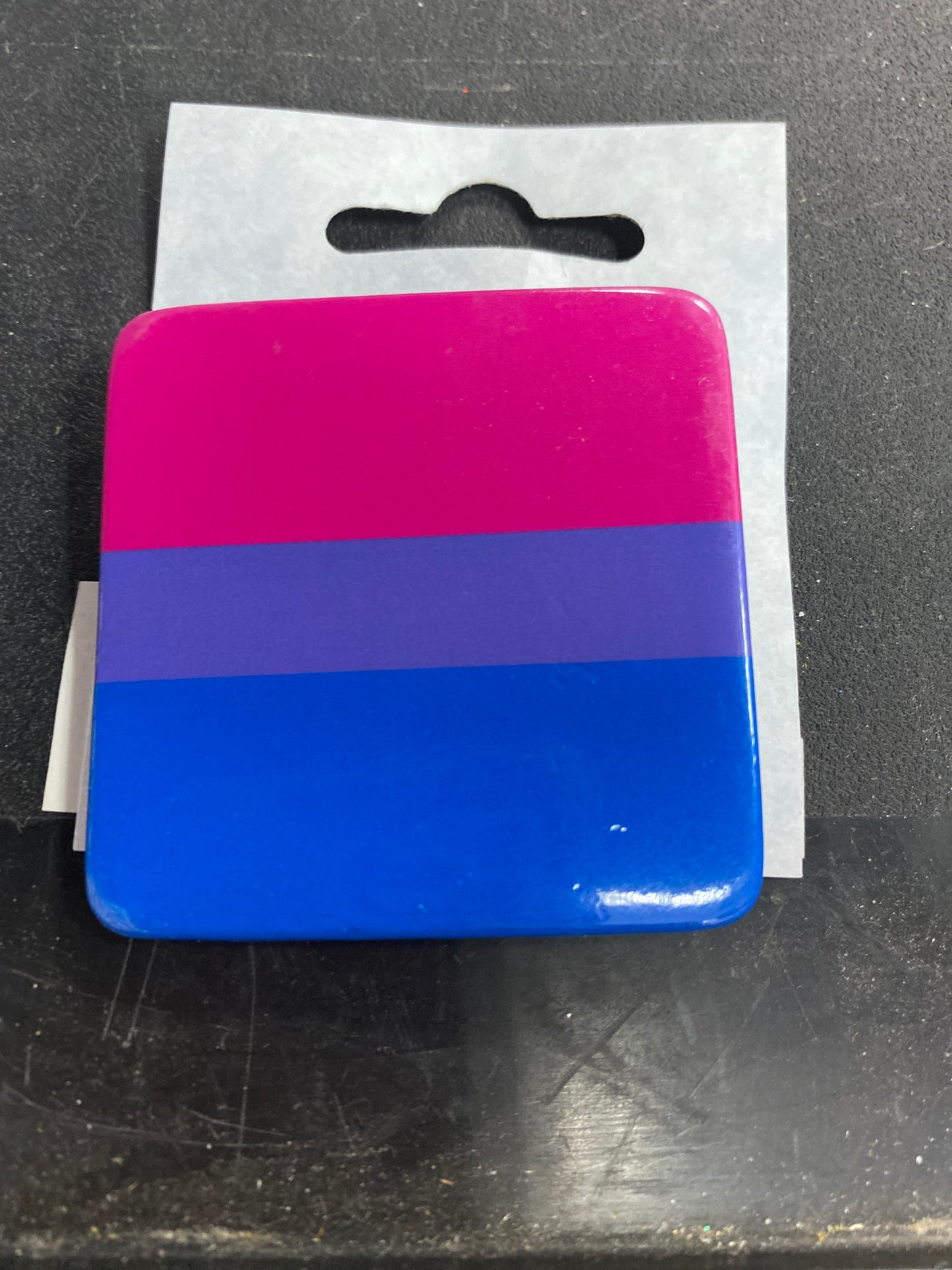 BI SEXUAL PRIDE SQUARE BUTTON