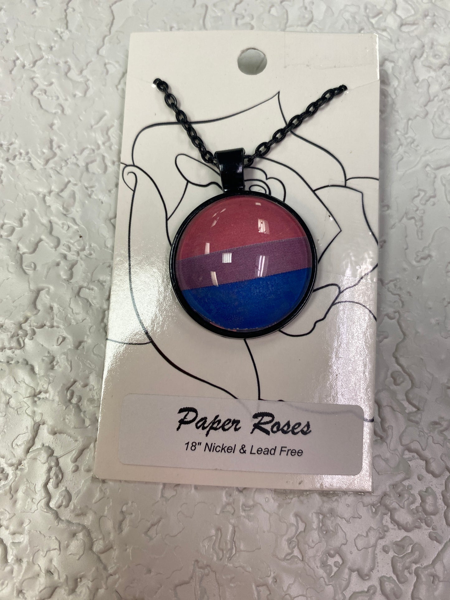 BI PRIDE NECKLACE BLACK