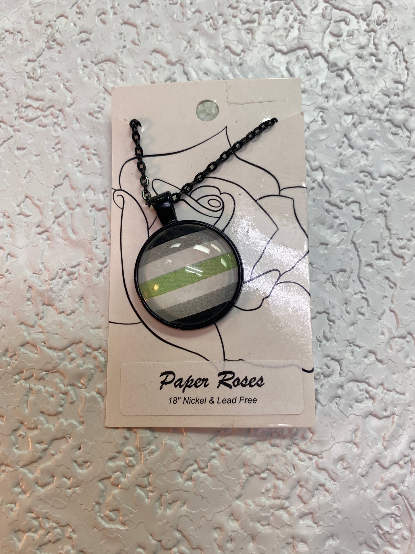 AGENDER BLACK NECKLACE