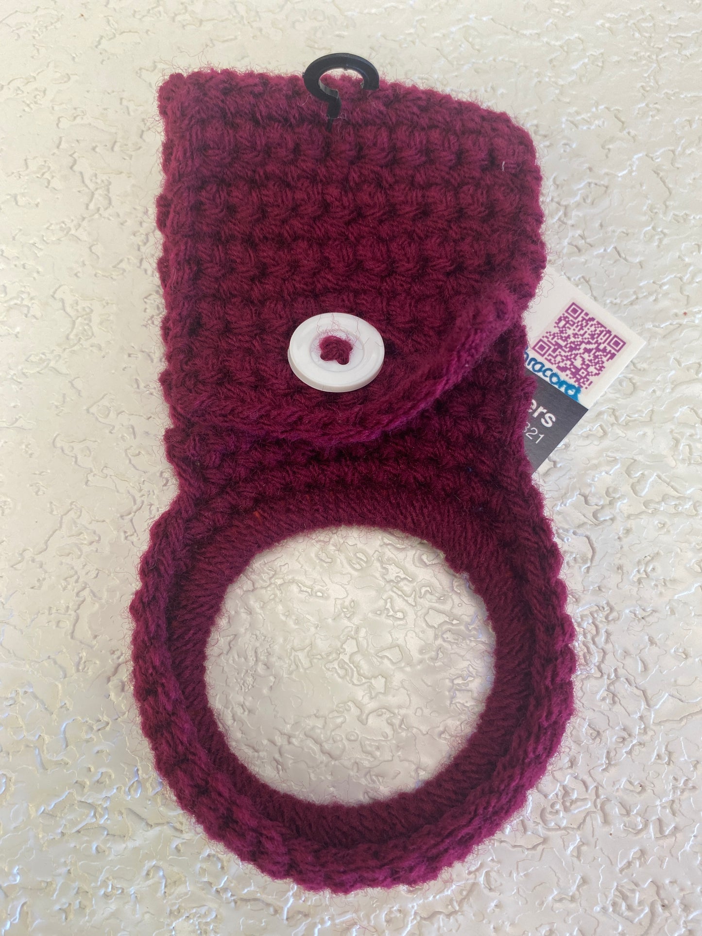 TEATOWEL HOLDER BURGUNDY