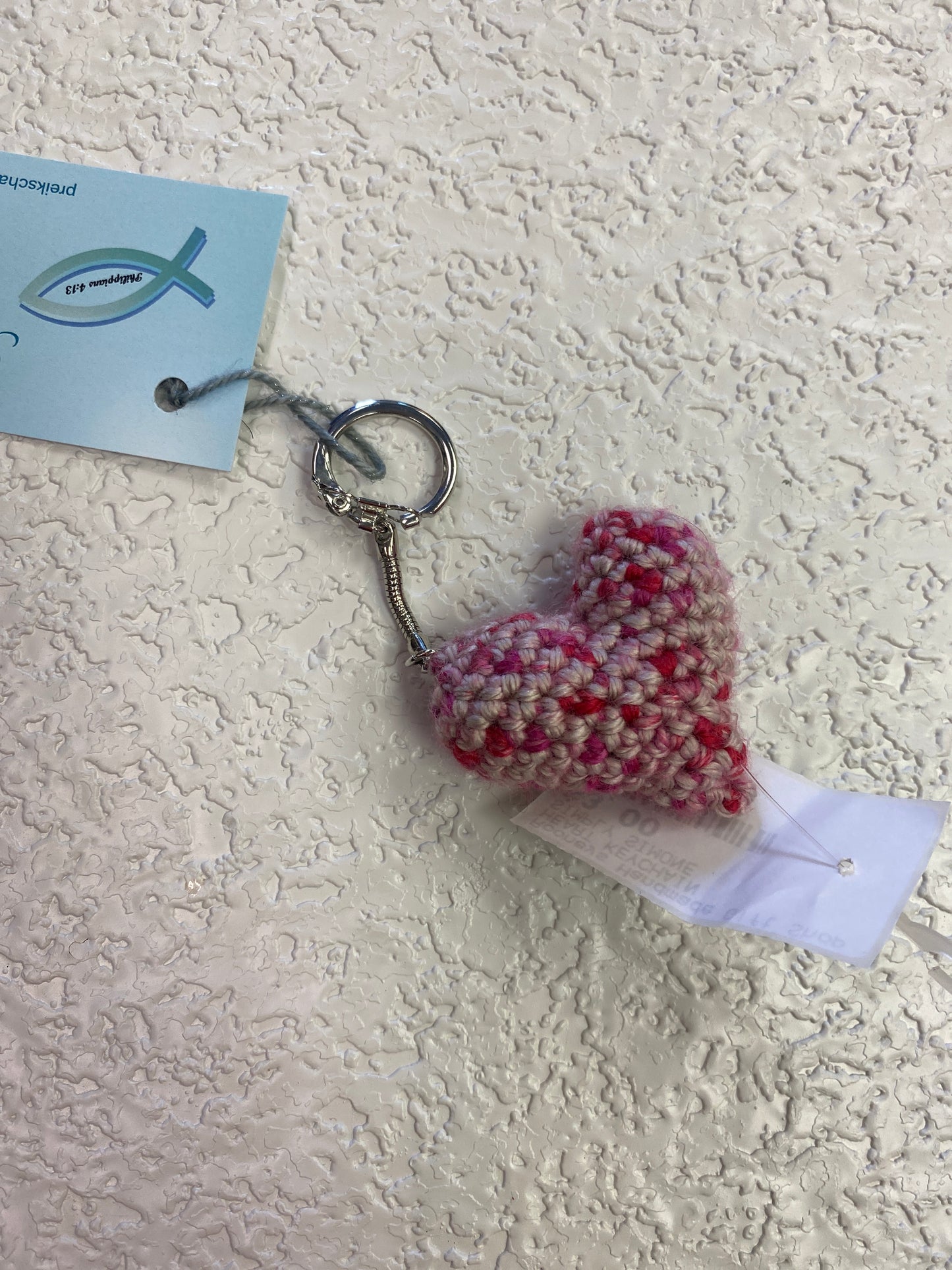 MIX PINK HEART KEYCHAIN