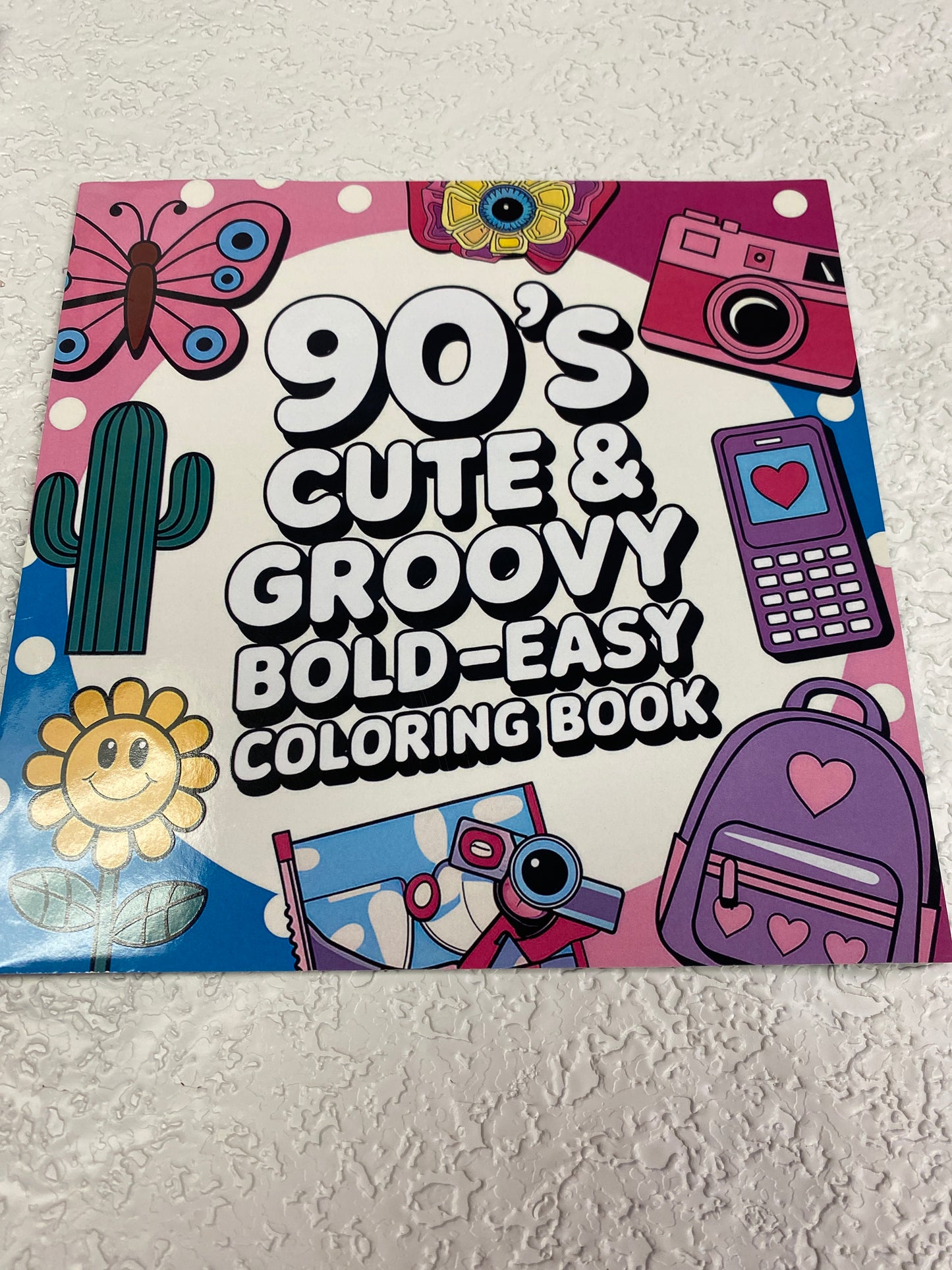 RETRO 90S ADULT COLORING BOOK