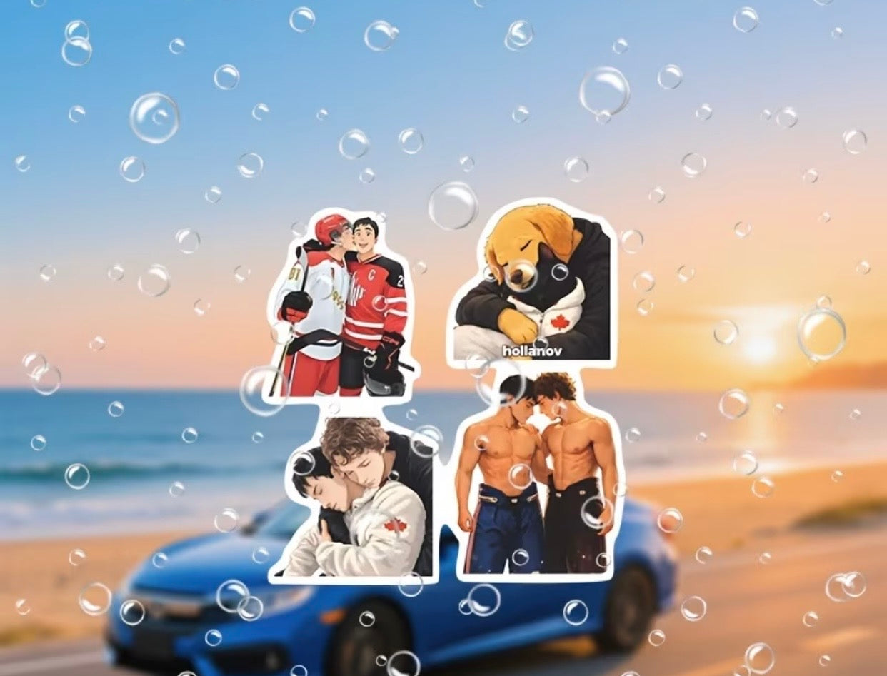 ILYA ROZONOV & SHANE HOLLANDER VINYL STICKER