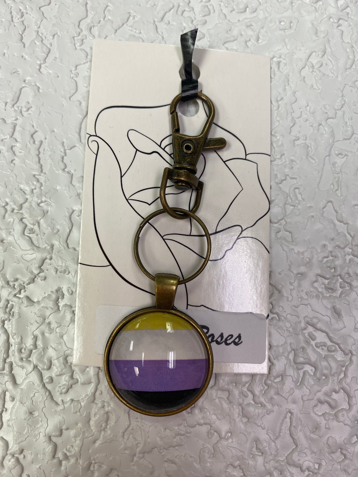 PRIDE BRONZE KEYCHAIN