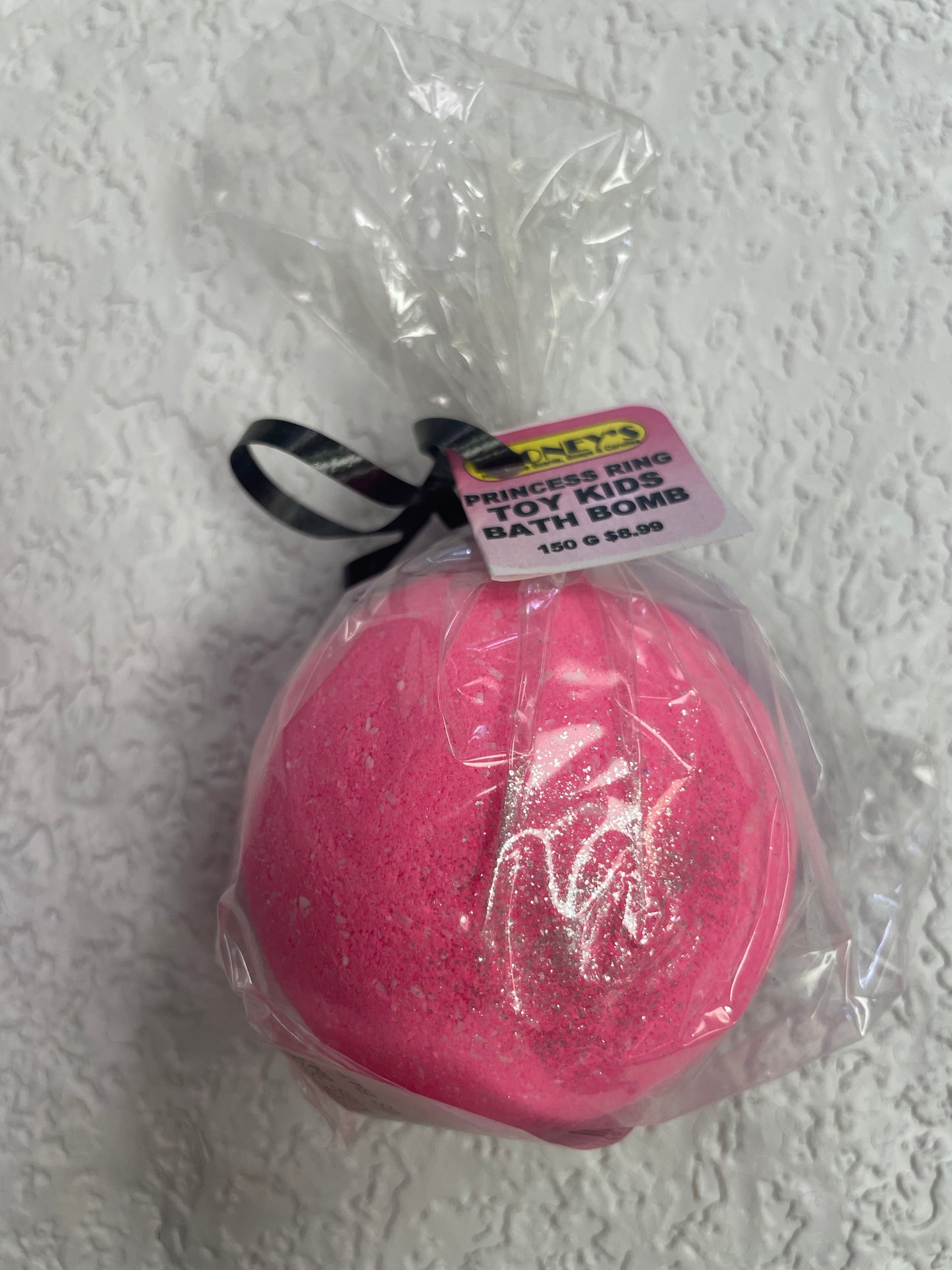 PRINCESS RING TOY KIDS BATH BOMB