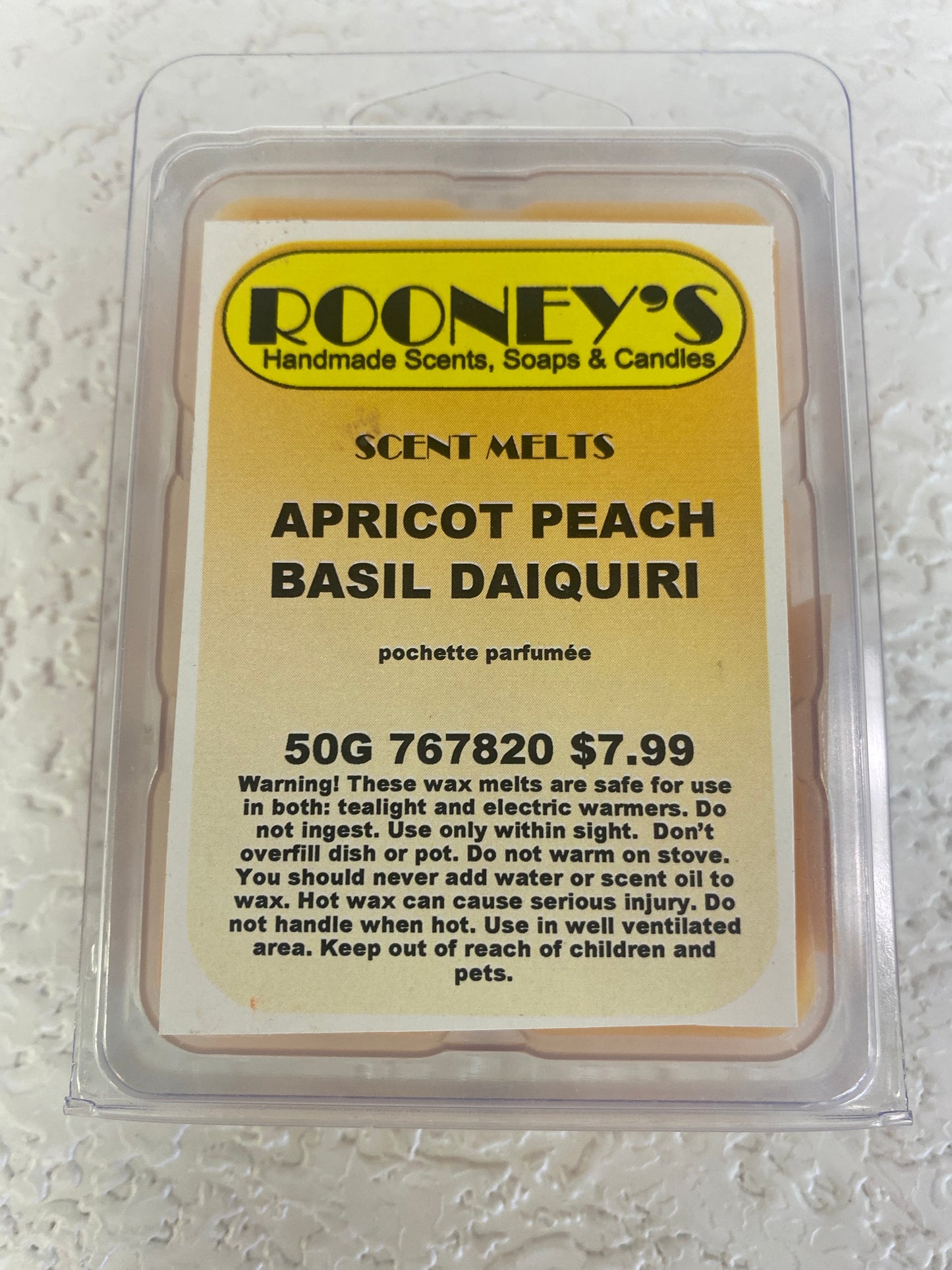 APRICOT PEACH BASIL DAIQUIRI SCENT MELT