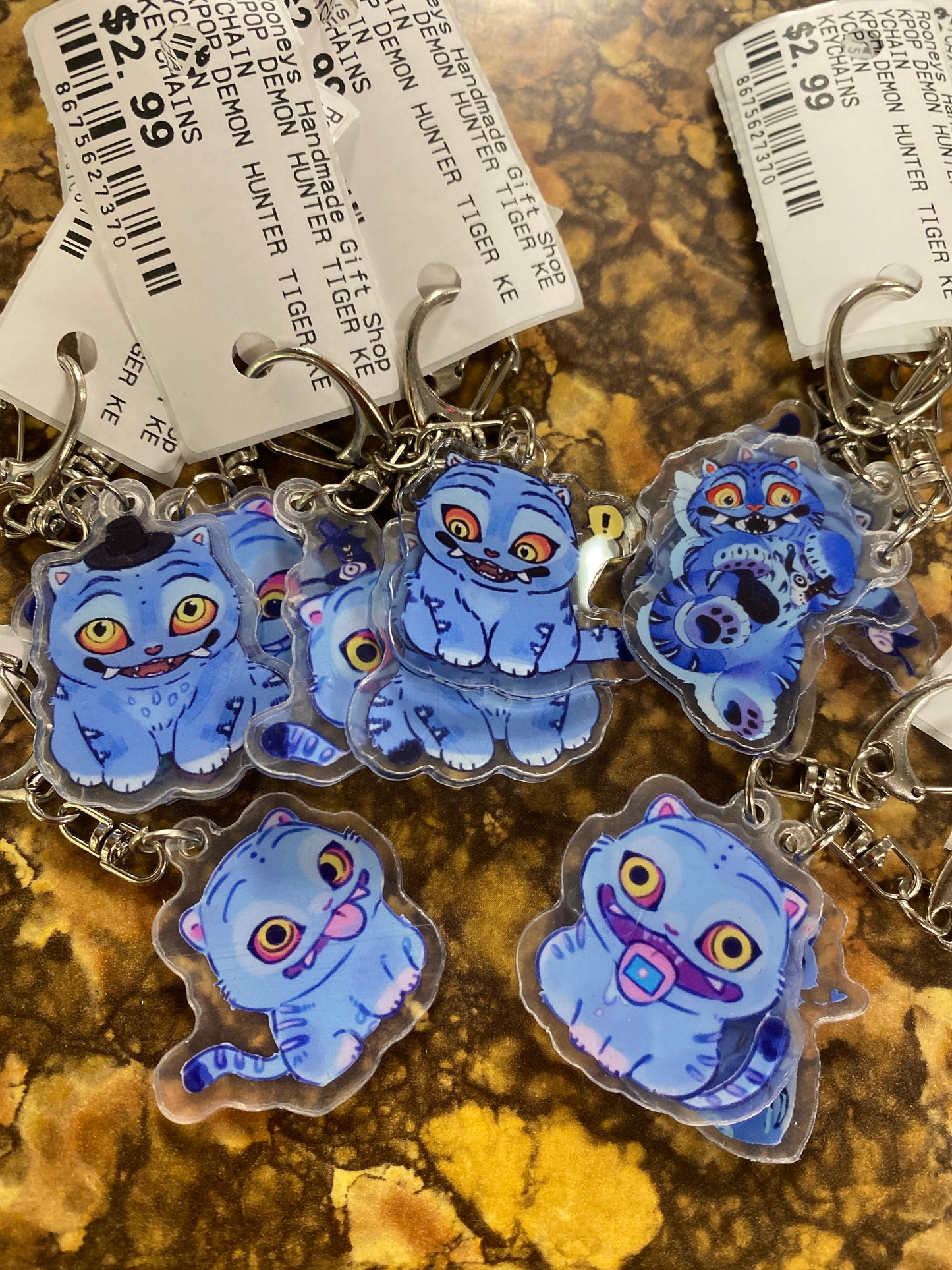 KPOP DEMON HUNTER TIGER KEYCHAIN