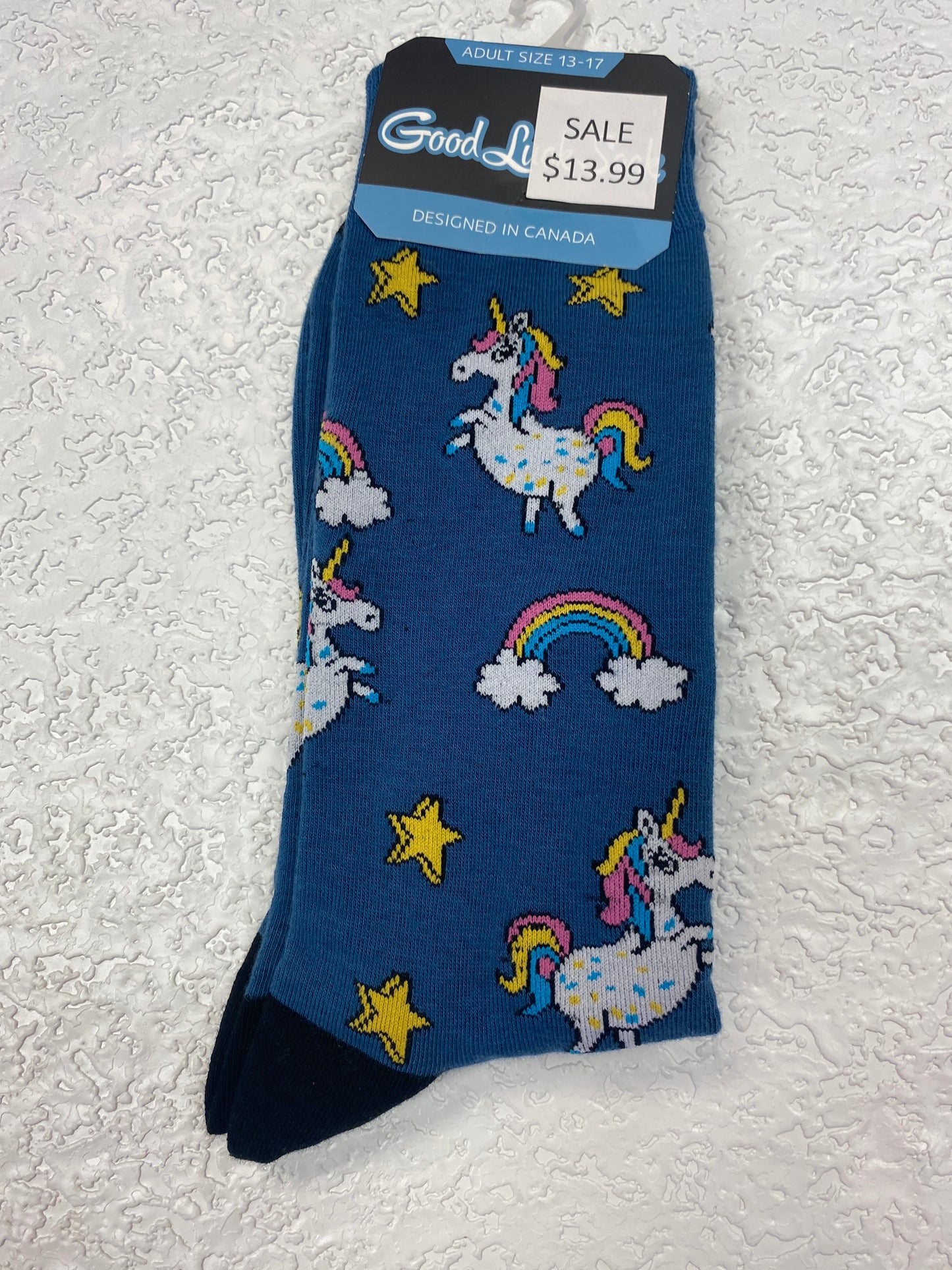 RAINBOWS & UNICORNS SOCKS SIZE 5-9