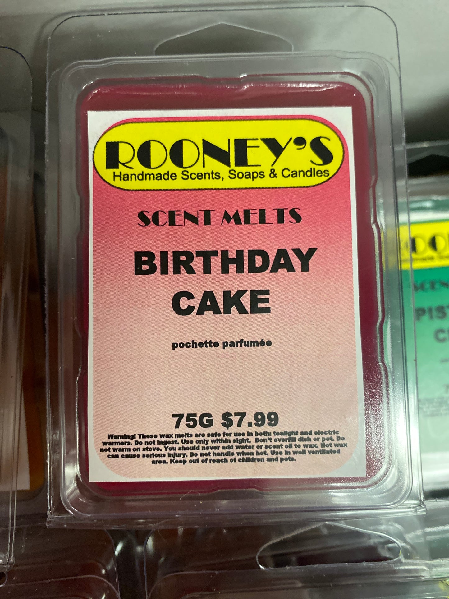 SCENT MELTS BIRTHDAY CAKE