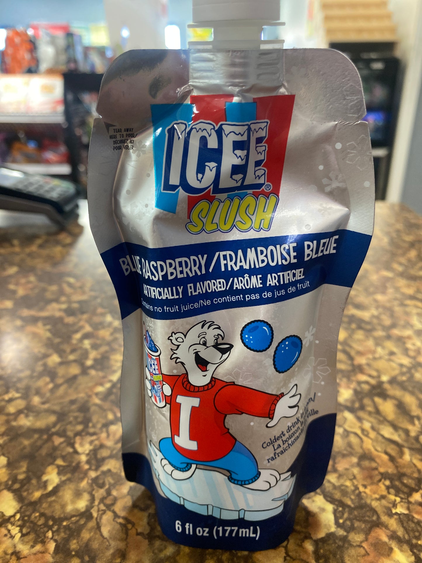 ICEE SLUSH BLUE RASPBERRY DRINK