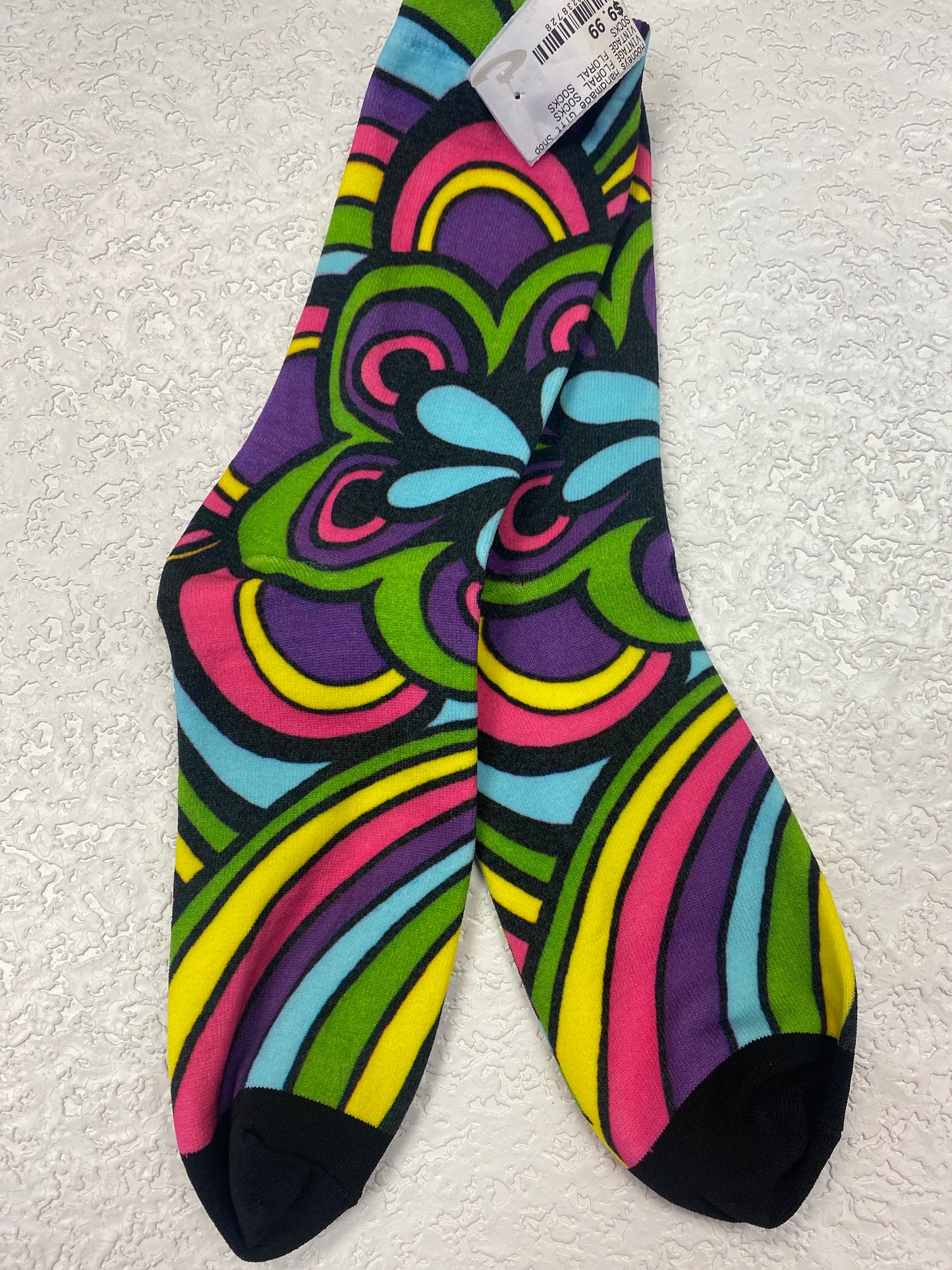 VINTAGE FLORAL SOCKS
