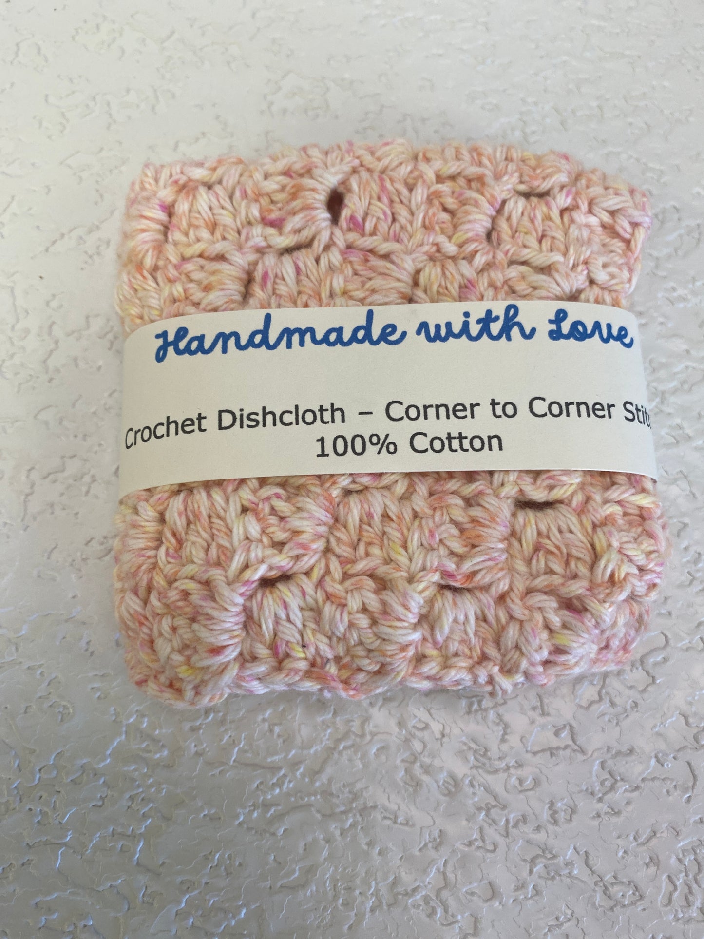 DISH CLOTH PINKISH MIX